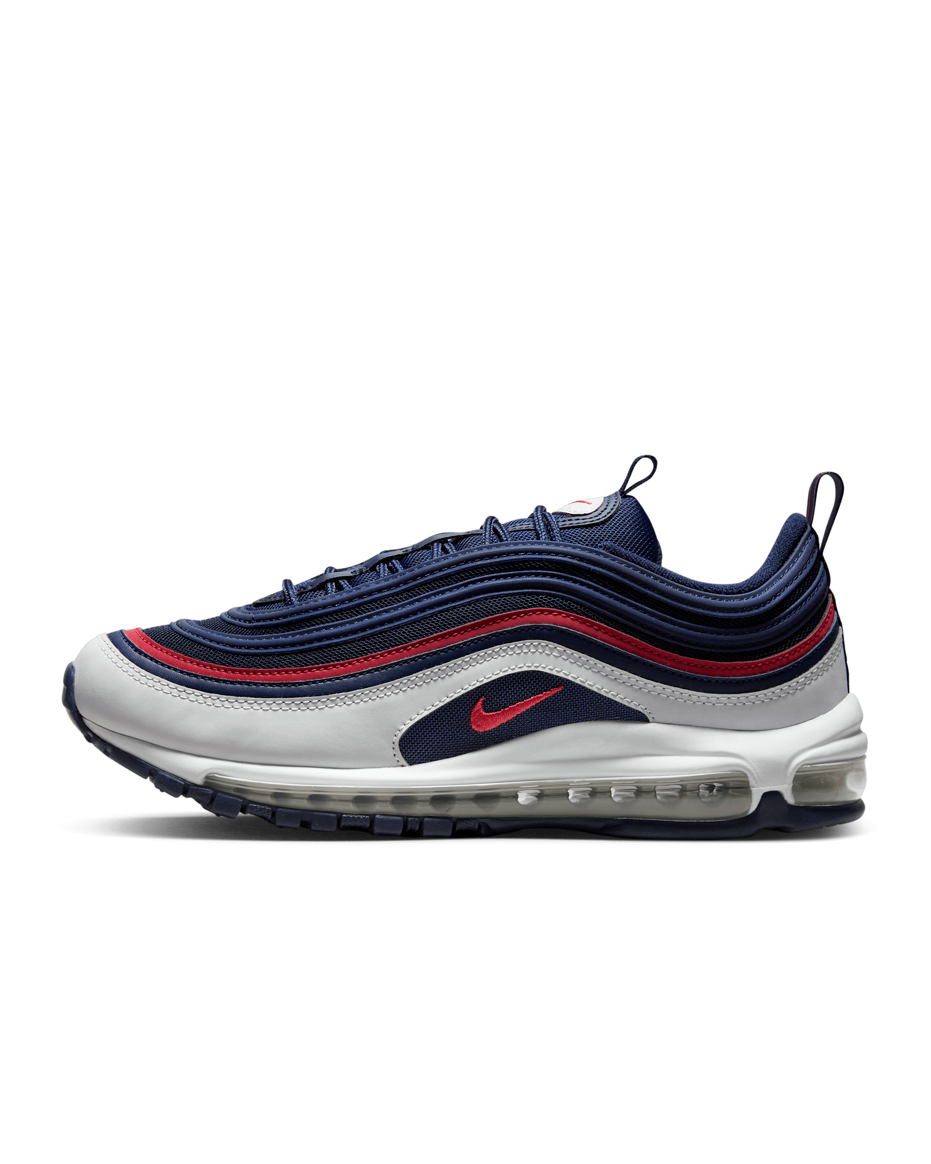Nike Air Max 97 Men's Shoes - Midnight Navy/Obsidian/Photon Dust/Track Red