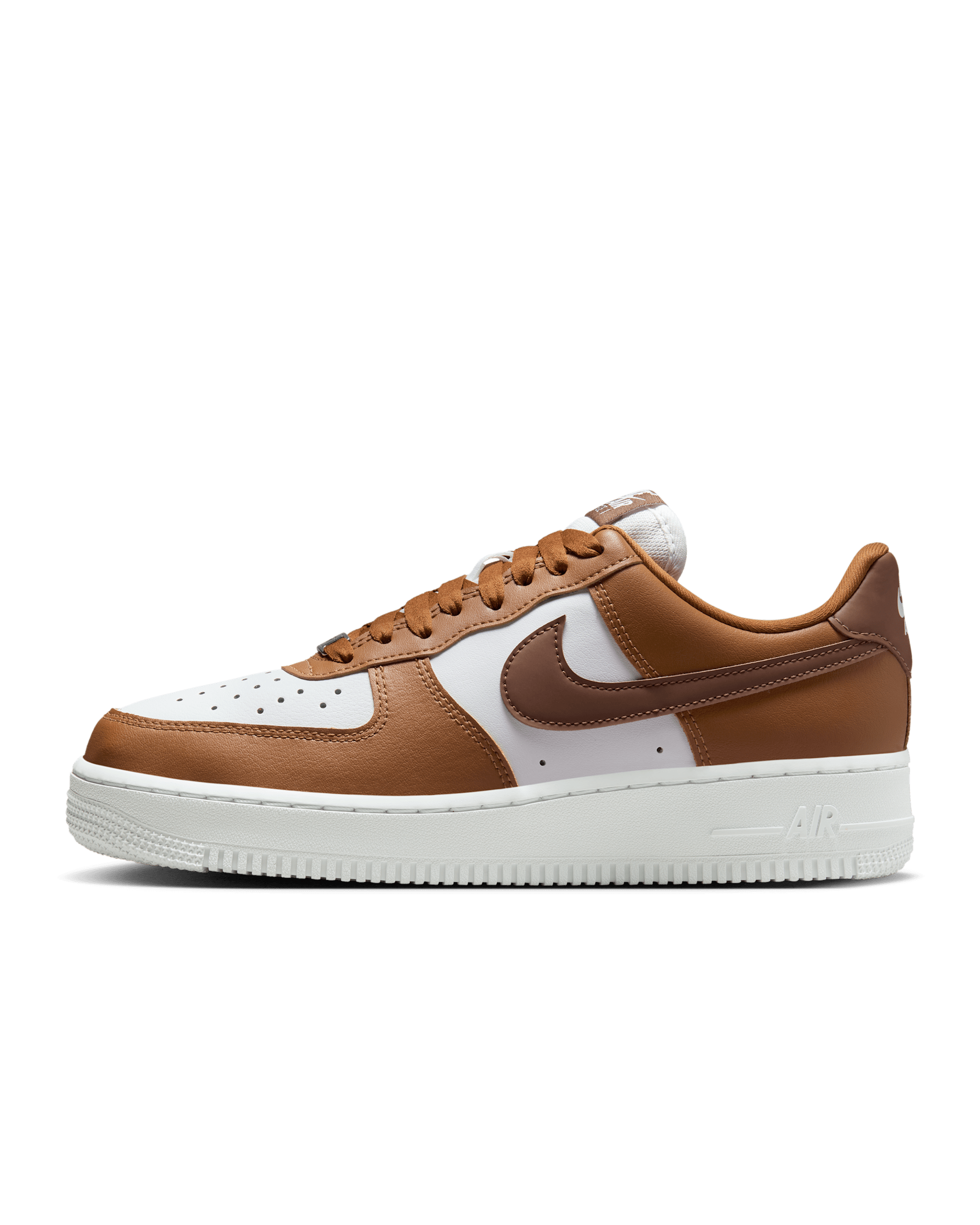 Nike Air Force 1 '07 Women's Shoes - Hazelnut/White/Metallic Silver/Fauna Brown
