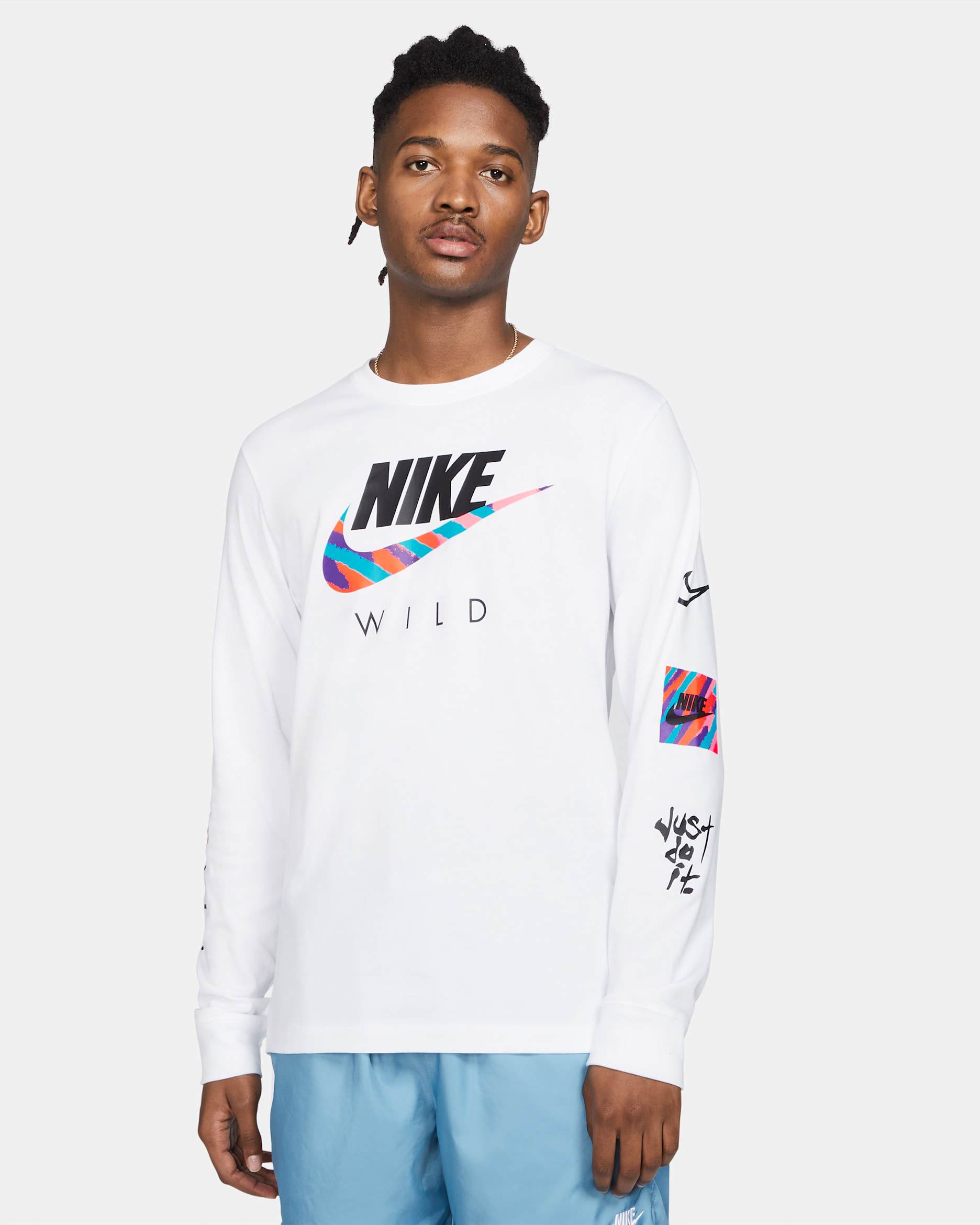 Nike Sportswear Men's Long-Sleeve T-Shirt - White