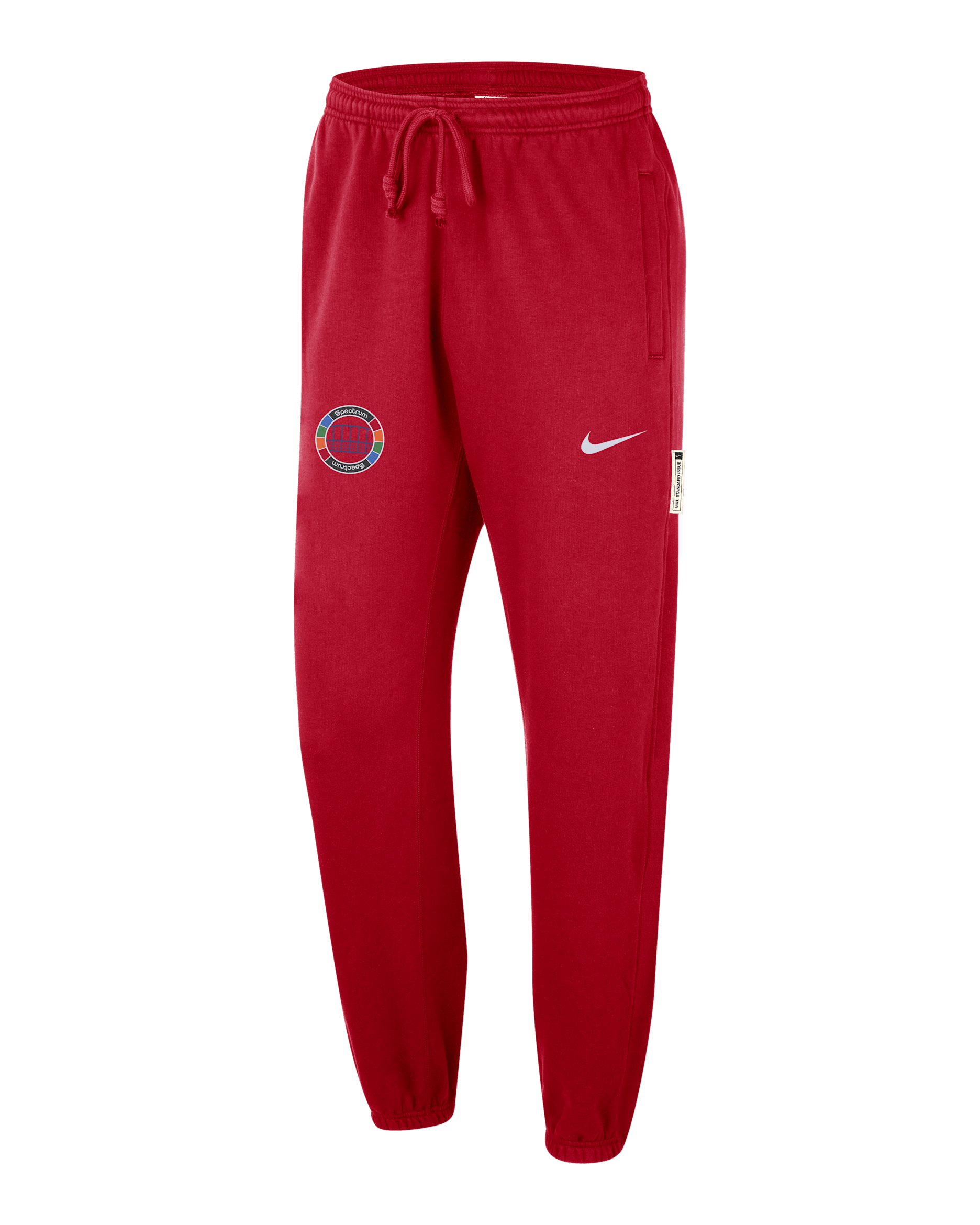 Philadelphia 76ers Standard Issue City Edition Men's Nike Dri-FIT NBA Pants - University Red/White