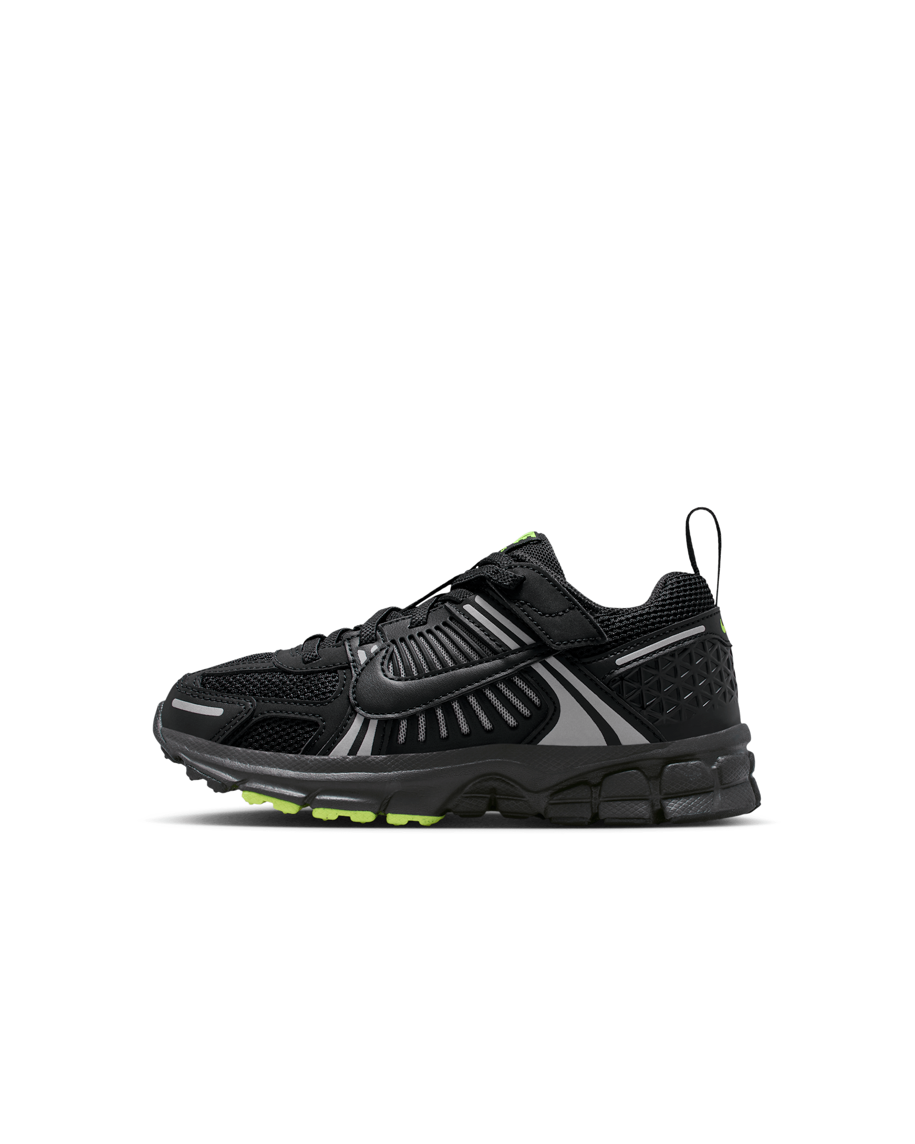 Nike Vomero 5 Little Kids' Shoes with Reflective Accents - Black/Black/Black/Volt