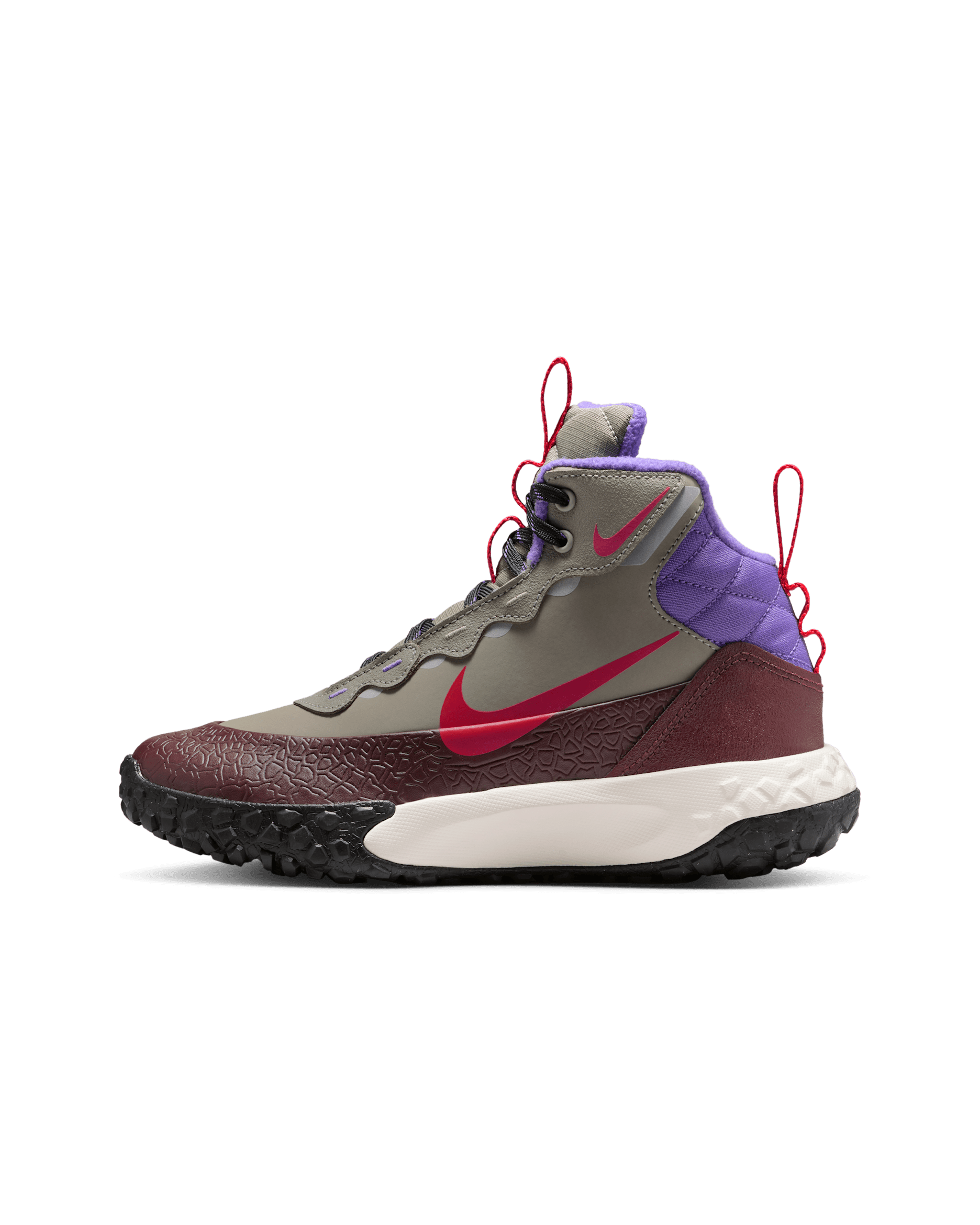 Botas para niños grandes Nike Terrascout - Militar claro/Burdeos enérgico/Violeta salvaje/Rosa enérgico