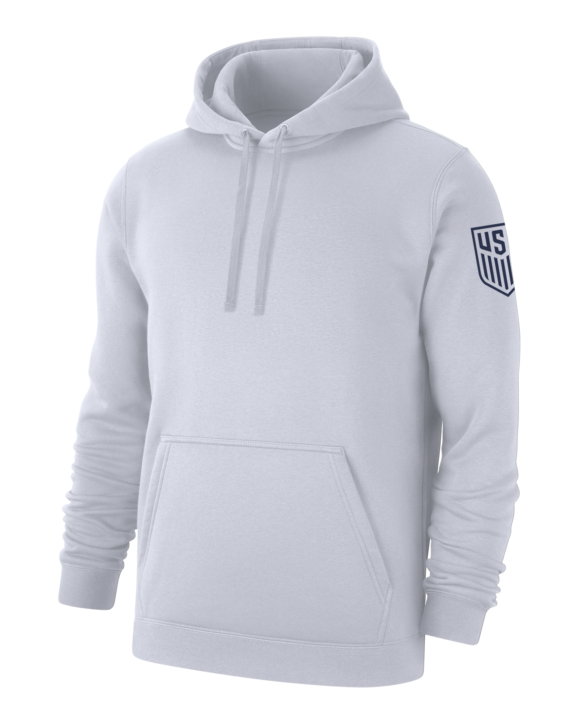 USMNT Club Fleece Men's Nike Soccer Pullover Hoodie - White
