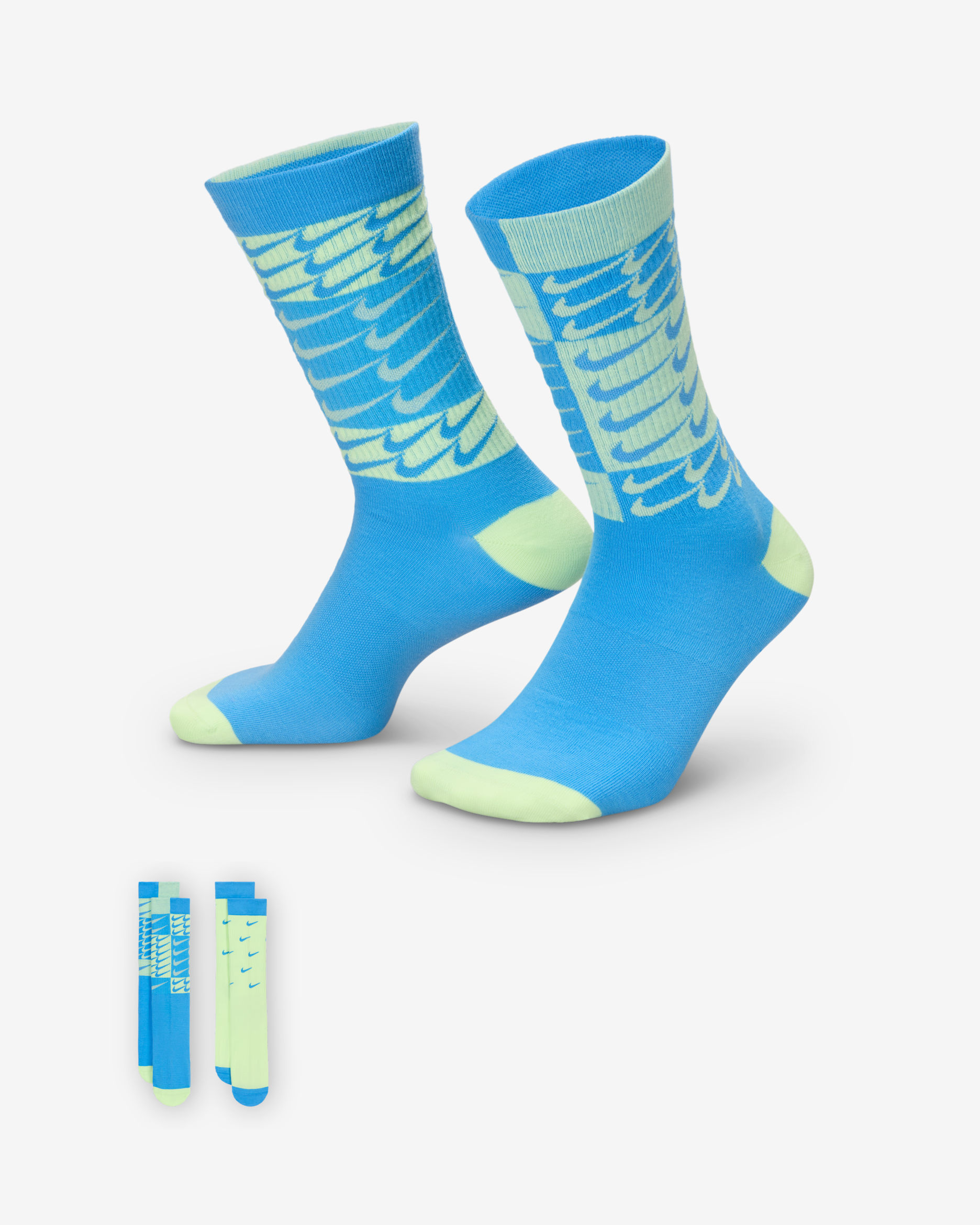 ナイキ エブリデイ エッセンシャル クルー ソックス (2足) - マルチカラー