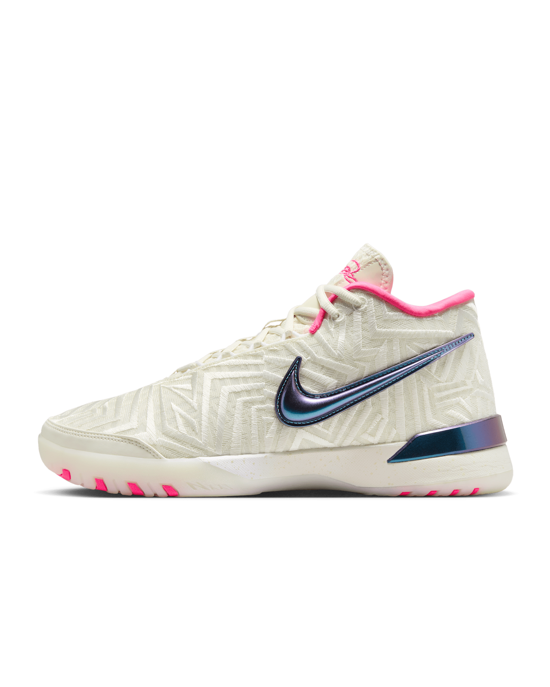 Chaussure de basket LeBron NXXT Genisus QS - Sail/Pale Ivory/Blanc/Hyper Pink