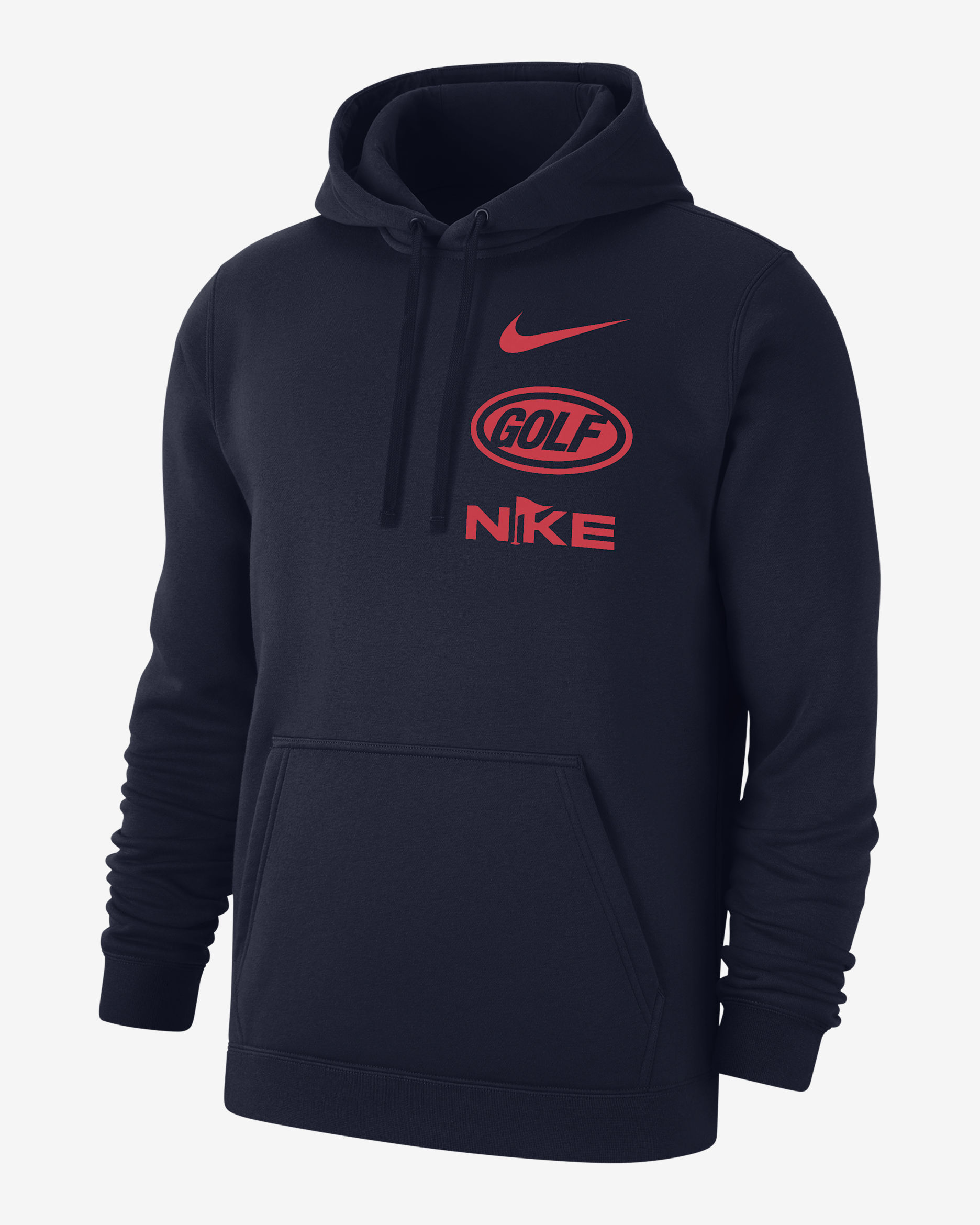 Nike Club Men's Golf Fleece Pullover Hoodie - Navy