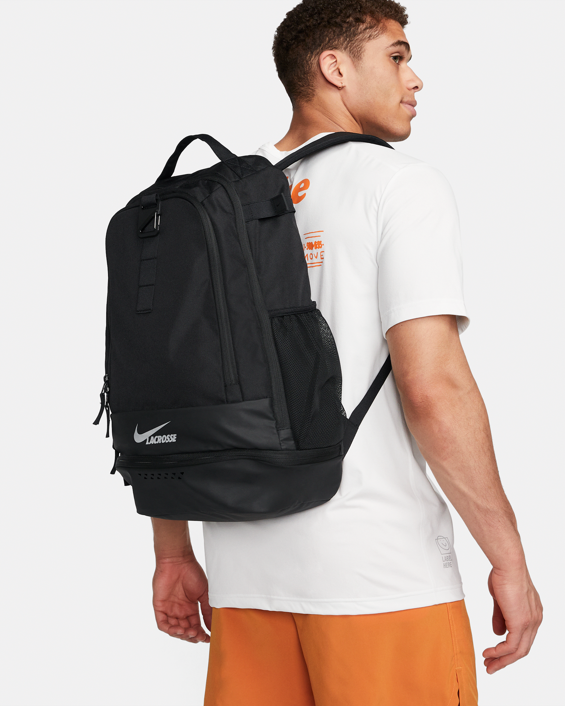 Nike Zone Lacrosse Backpack (34L) - Black