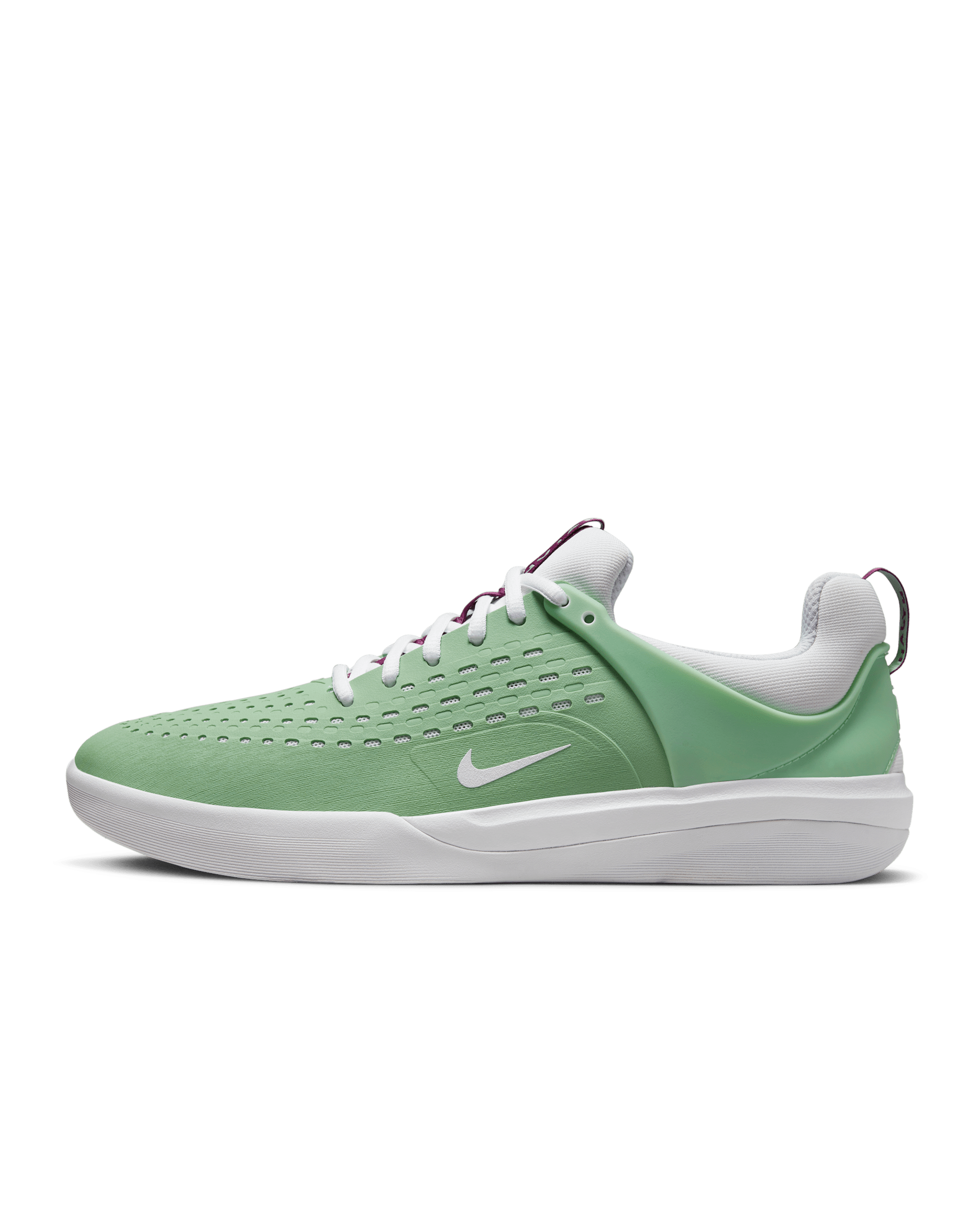 Nike SB Nyjah 3 Skate Shoes - Enamel Green/Enamel Green/White/White