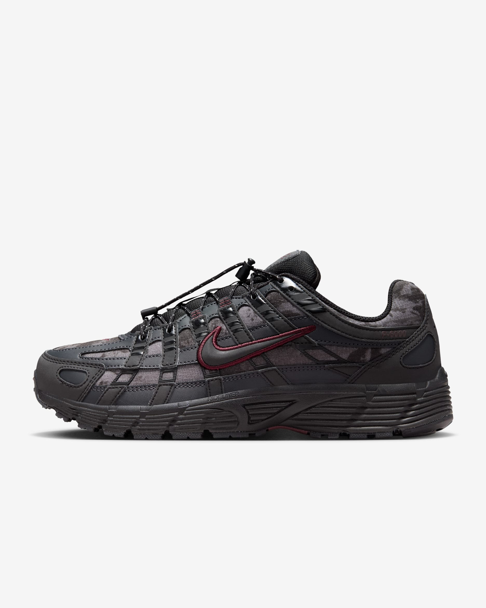 Nike P-6000 Shoes - Black/Midnight Navy/Black/Burgundy Crush