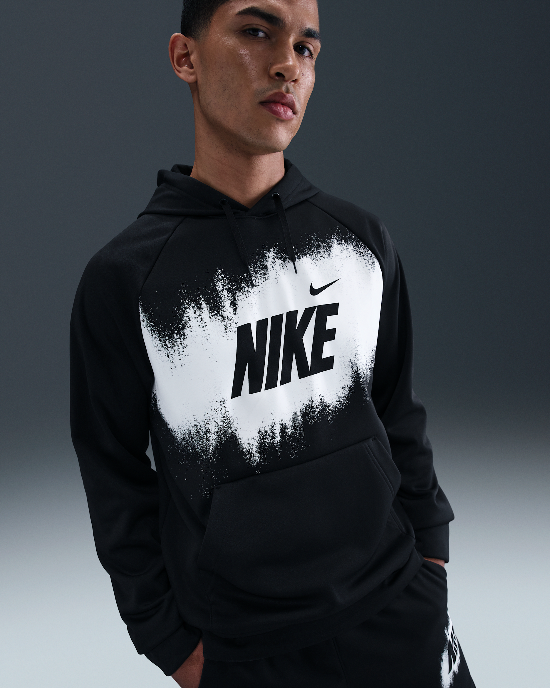 Nike Men's Therma-FIT Fleece Hoodie - Black
