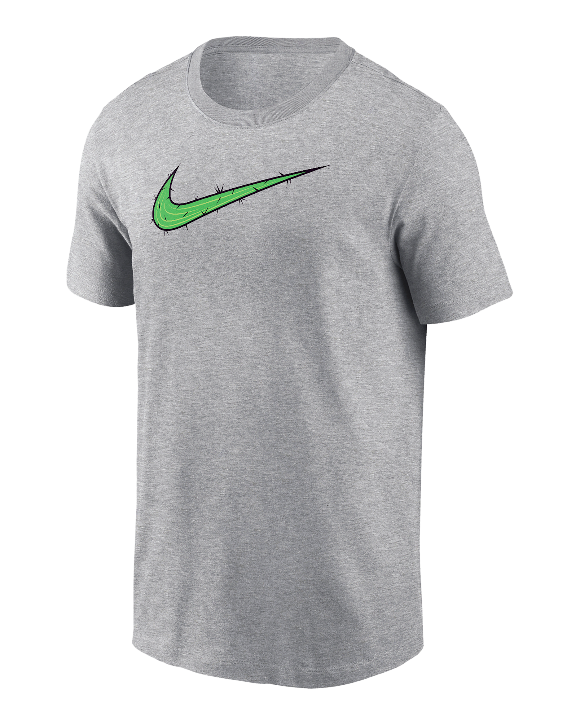 Playera de golf Nike Dri-FIT para hombre - Gris oscuro jaspeado