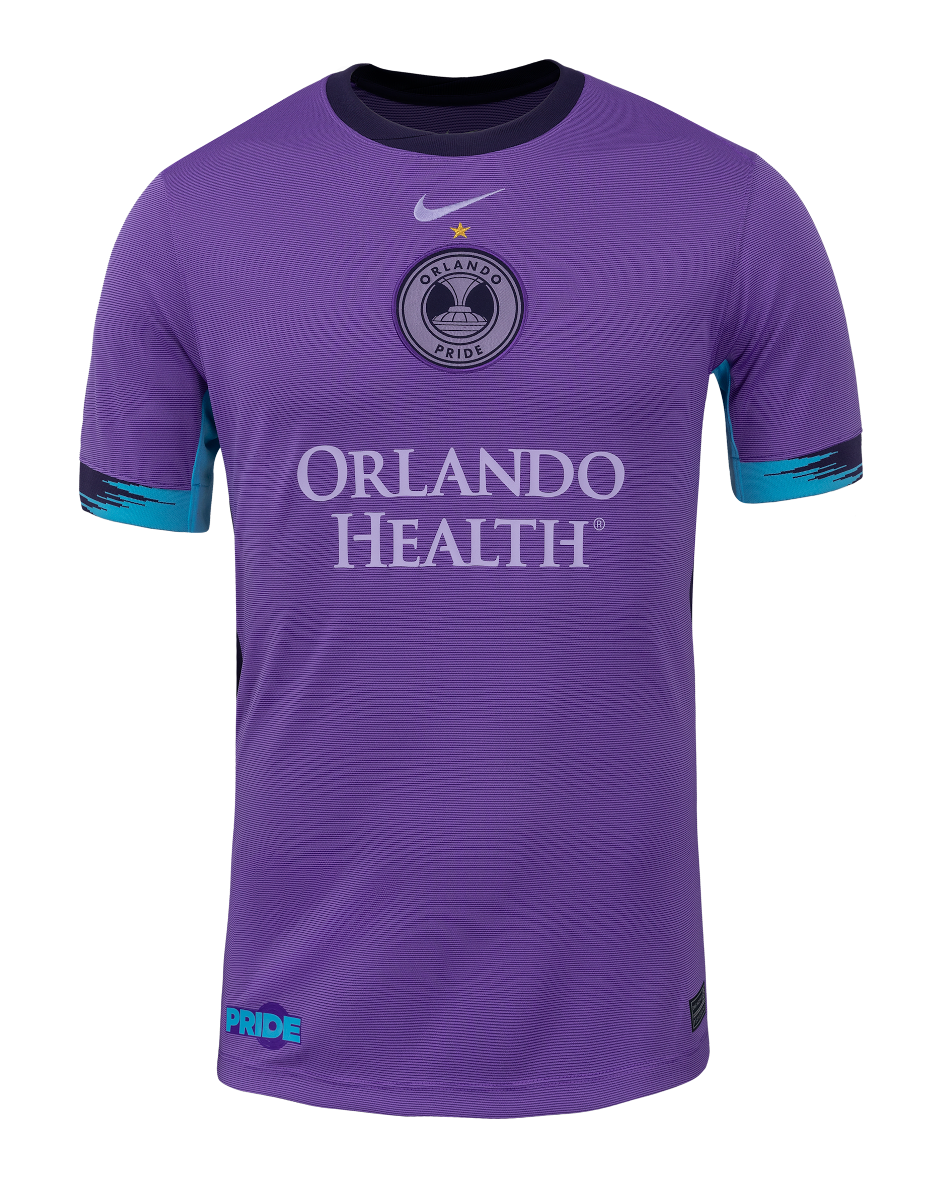 Jersey Nike Dri-FIT de la NWSL tipo réplica para hombre Orlando Pride visitante Stadium - Uva acción/Morado campo
