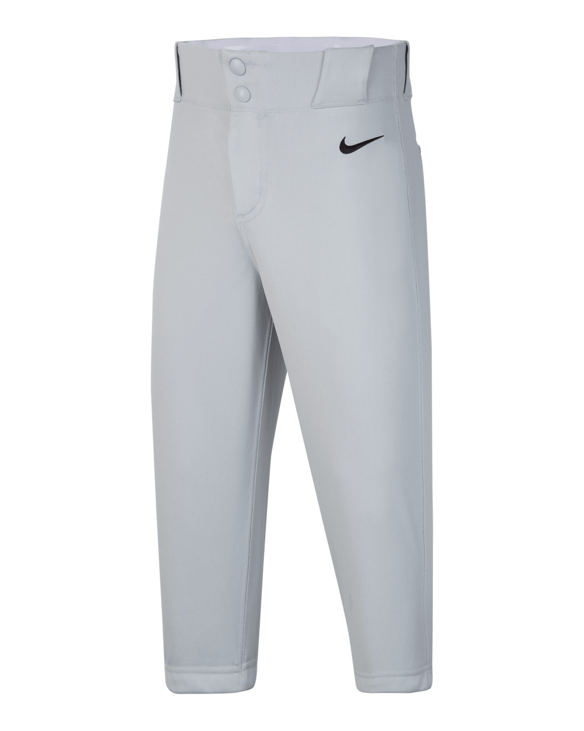 Pants de béisbol de cintura alta para niños talla grande Nike Vapor Select 2 - Gris lobo/Negro