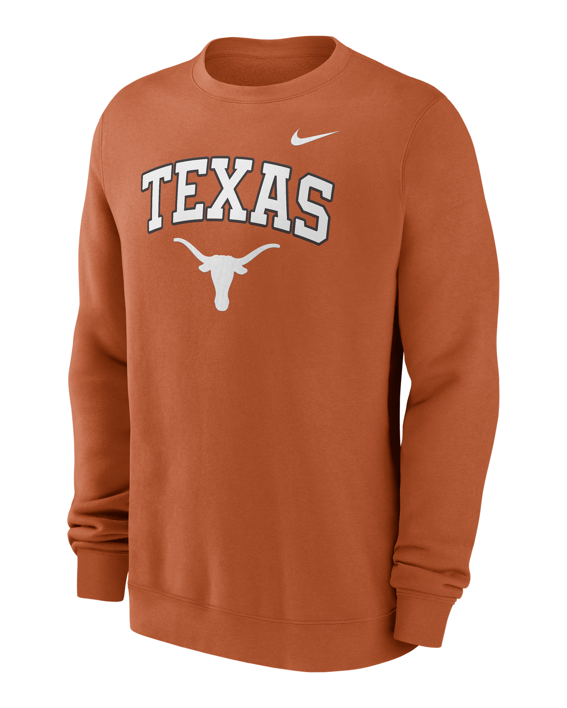 Texas Arch Men's Nike College Pullover Crew - Burnt Orange