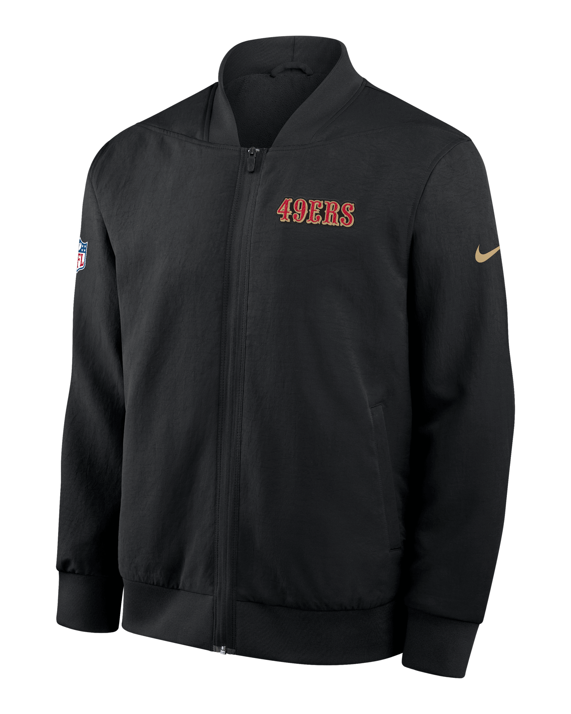 San Francisco 49ers Rivalries Collection Sideline Men's Nike NFL Full-Zip Bomber Jacket - Black