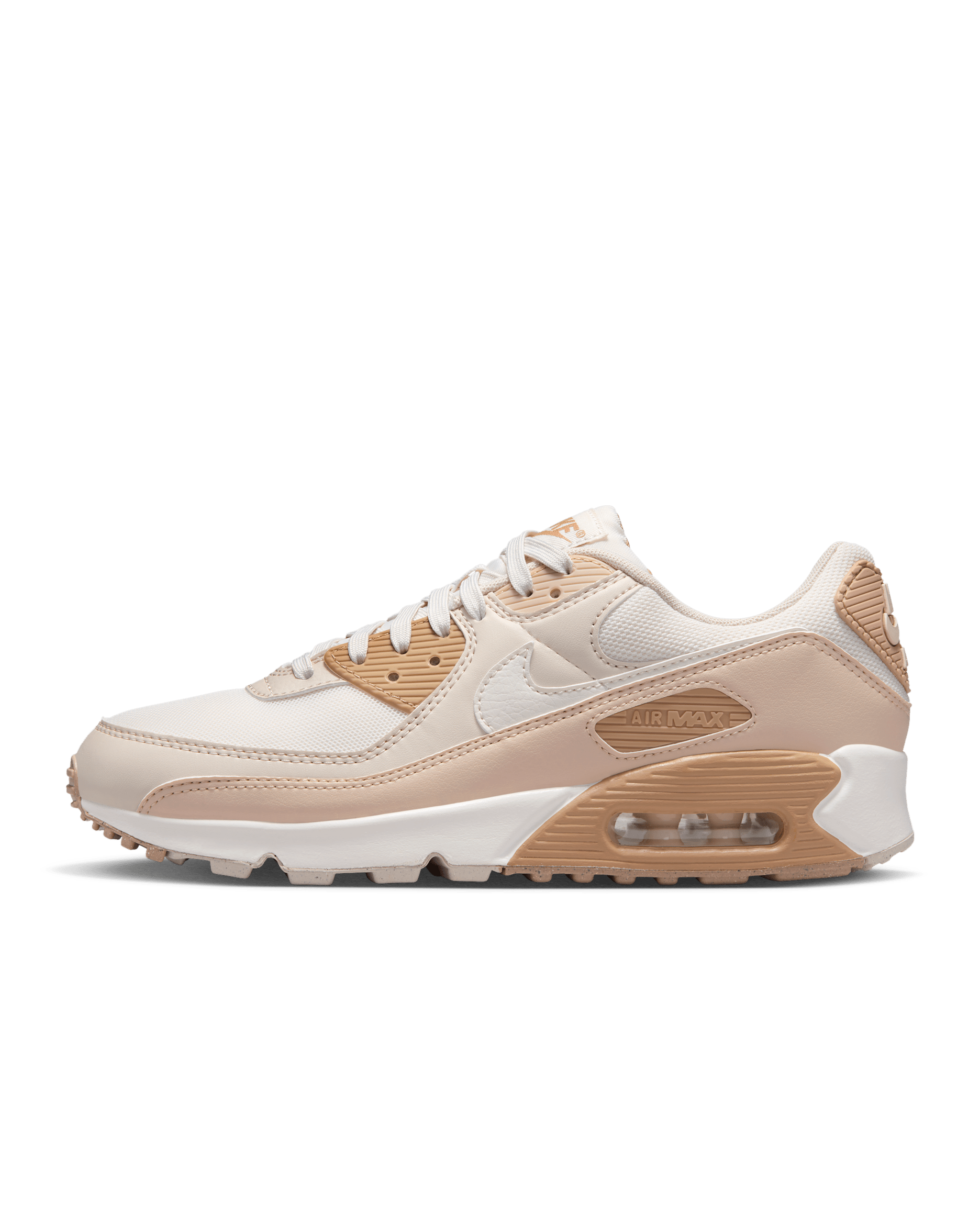 Nike Air Max 90 Women's Shoes - Phantom/Sand Drift/Light Orewood Brown/Sail