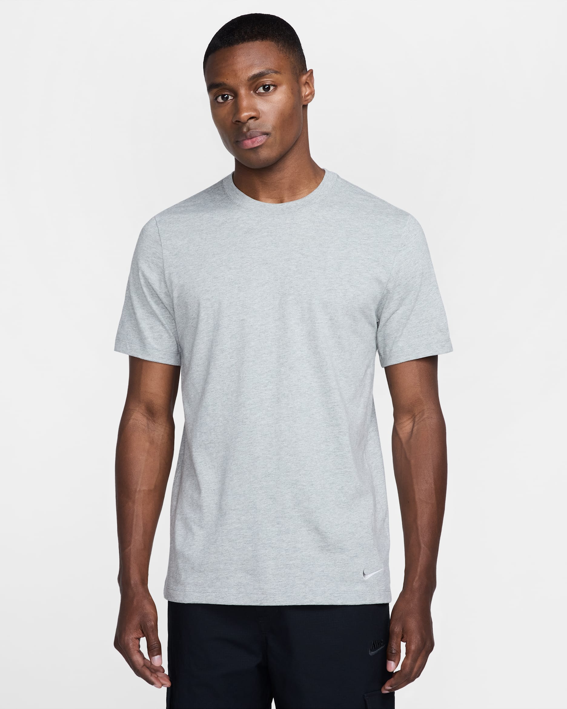 Playera para hombre Nike Sportswear - Gris oscuro jaspeado/Gris humo claro