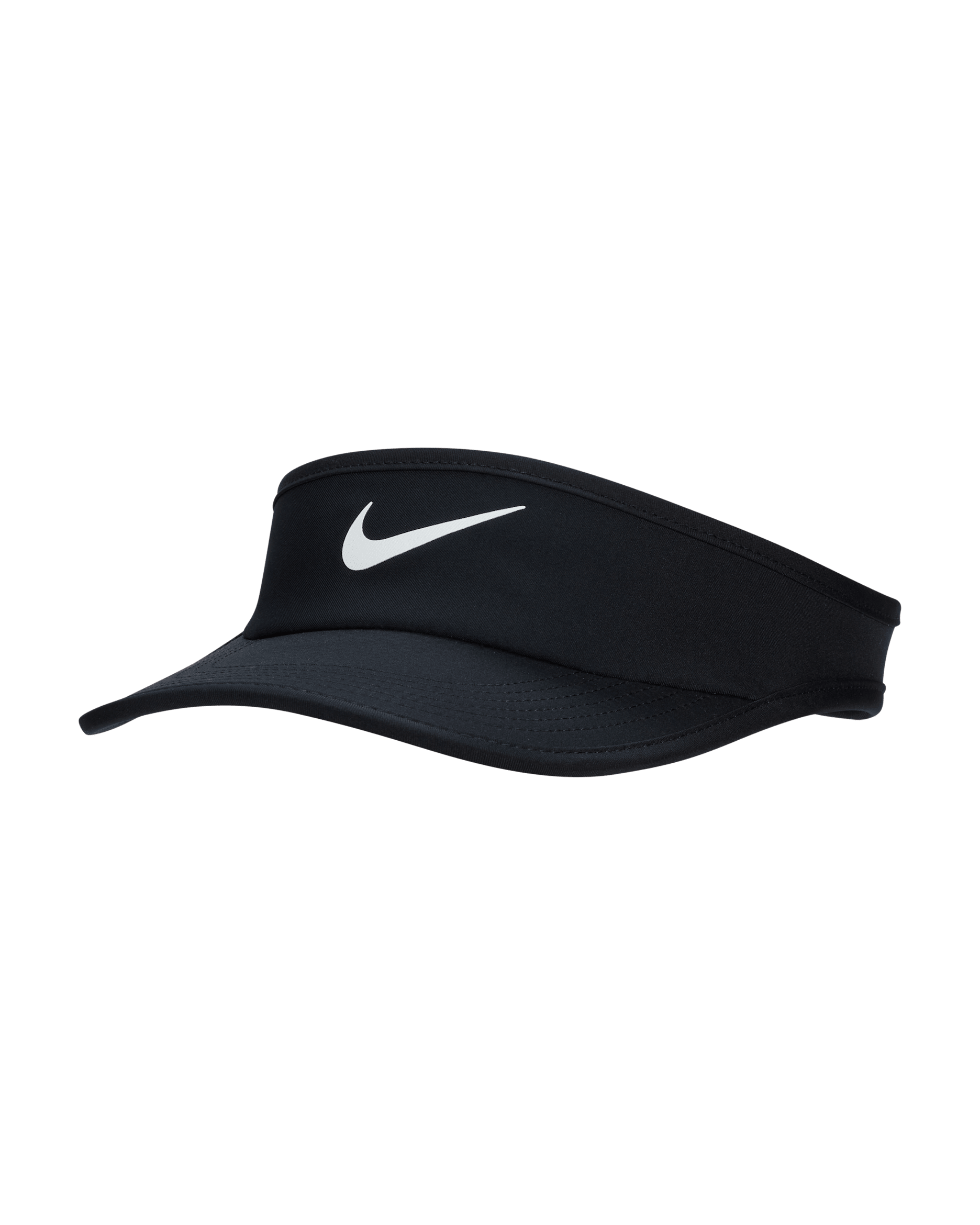 Nike Dri-FIT Ace Kids' Swoosh Visor - Black/Black/White