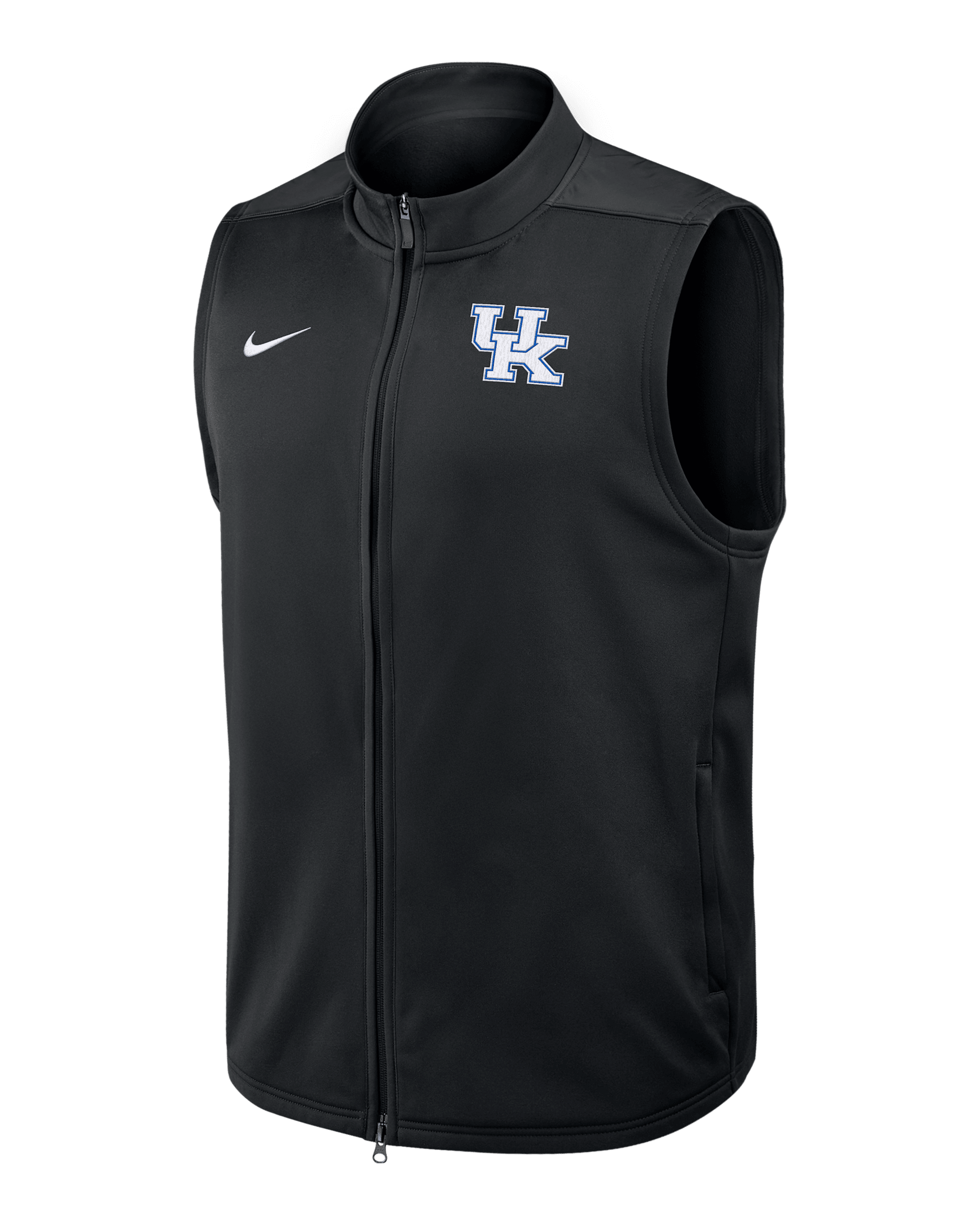 Kentucky Victory Men's Nike Therma-FIT College Full-Zip Vest - Black