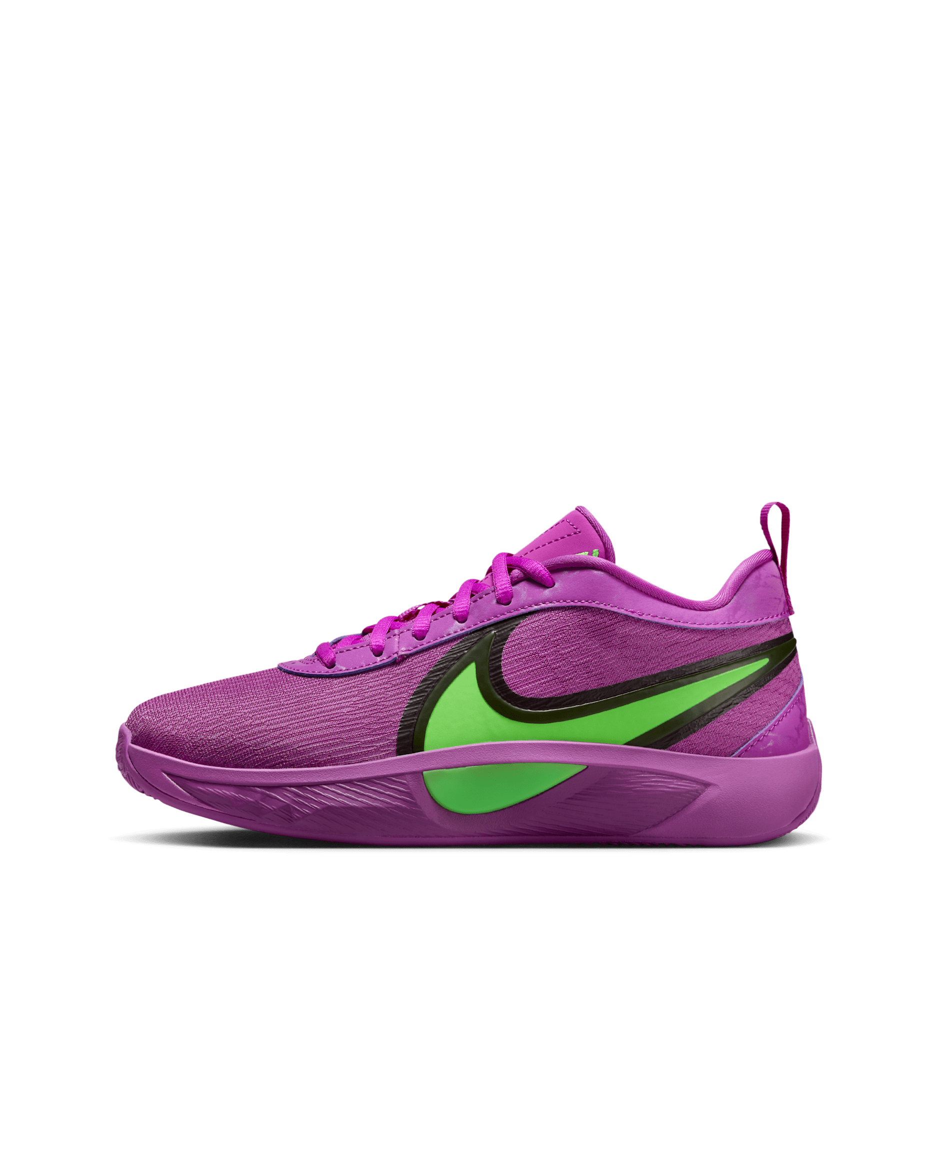 Tenis de básquetbol para niños grandes Giannis Freak 6 - Baya resaltado/Hipervioleta/Negro/Verde strike