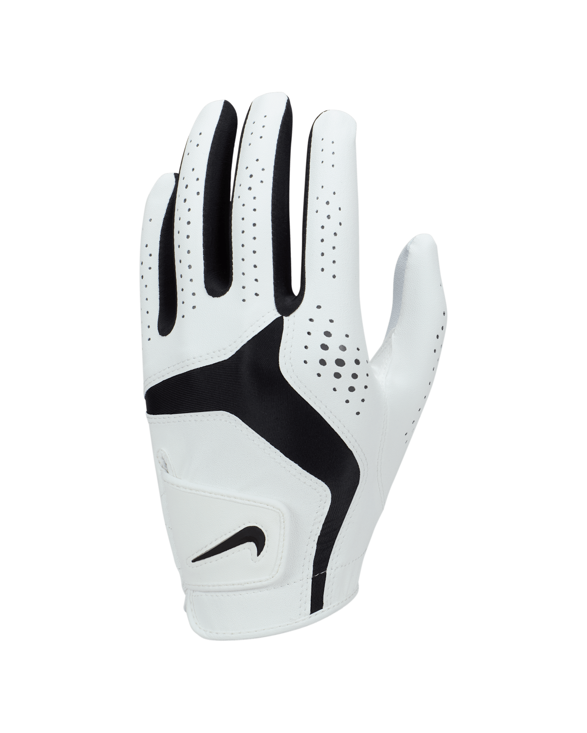 나이키 듀라 필 10 여성 골프 글러브 - 펄 화이트/펄 화이트/블랙