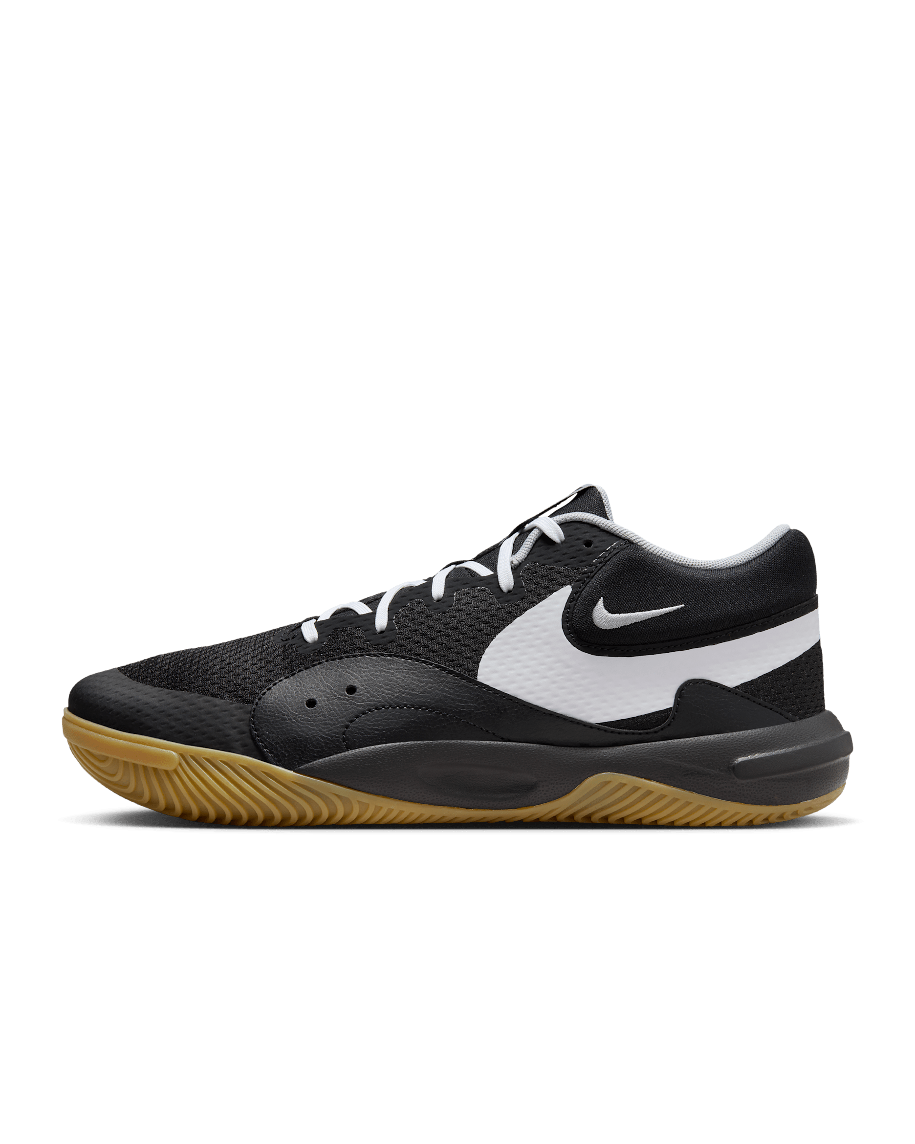 Nike Hyperquick Volleyball Shoes - Black/Flat Silver/White