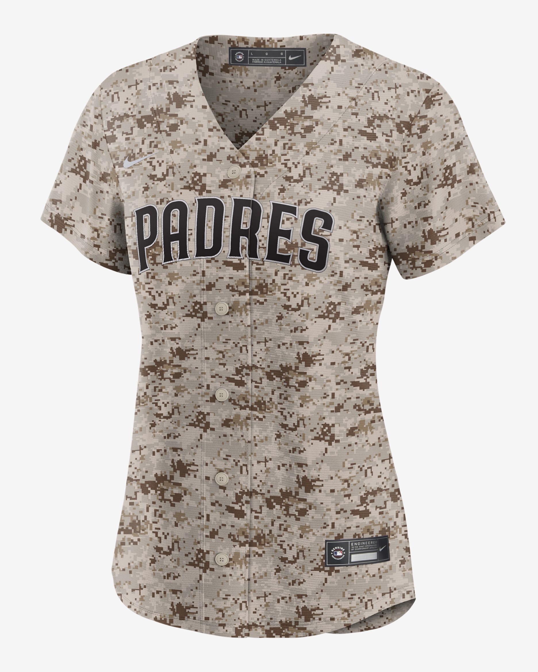 Manny Machado San Diego Padres USMC Women's Nike MLB Replica Jersey - Desert Camo
