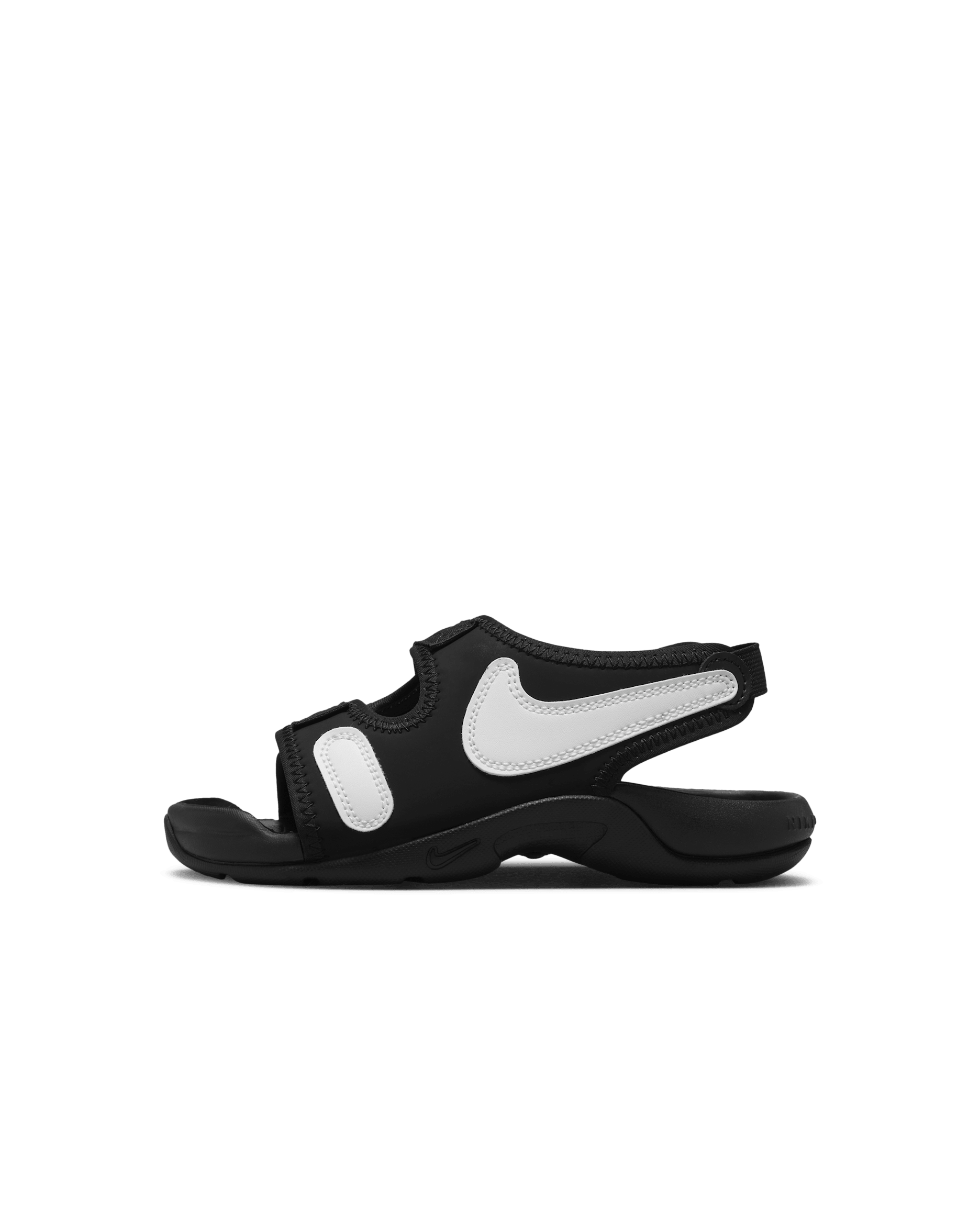 Nike Sunray Adjust 6 Little Kids' Slides - Black/White