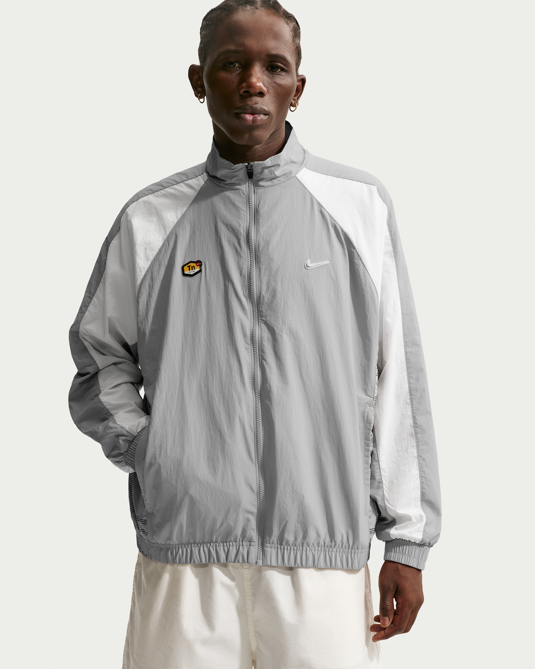 Nike Sportswear Tuned geweven trainingstop voor heren - College Grey/Summit White