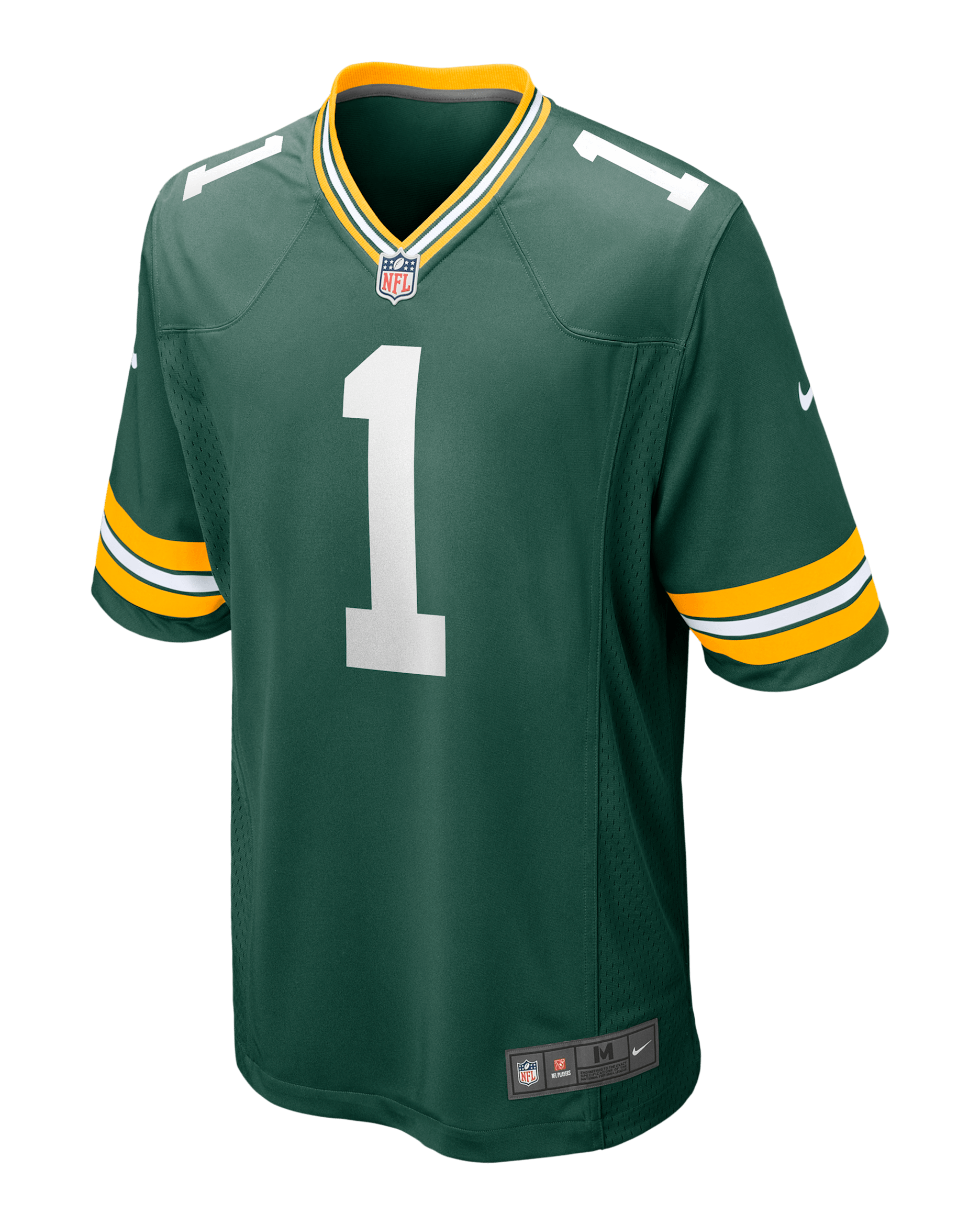 Jersey Nike de la NFL Game para hombre Matthew Golden Green Bay Packers 2025 NFL Draft First Round Pick - Verde