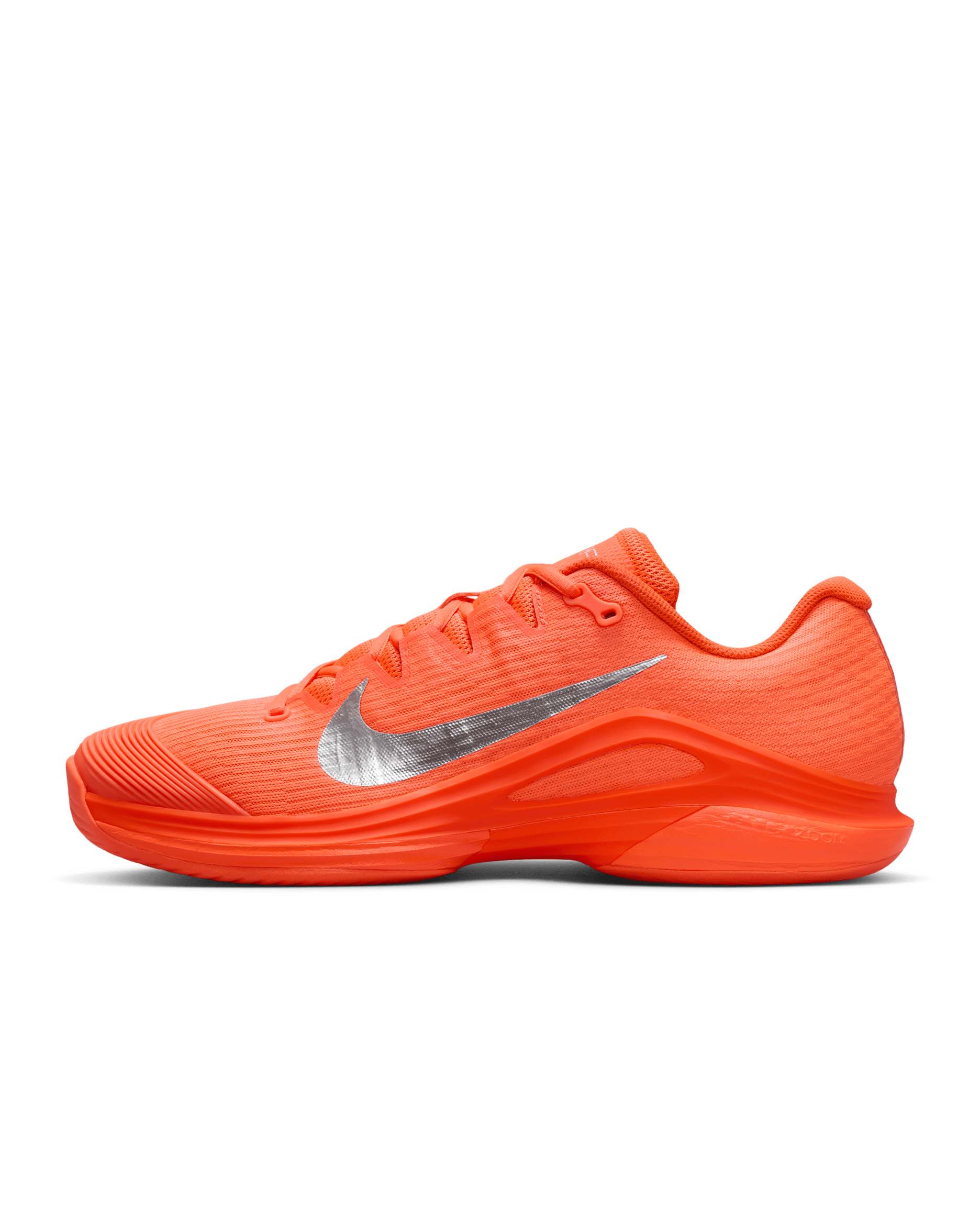 Nike Vapor 12 Premium 男款硬地球場網球鞋 - Hyper Crimson/Metallic Silver