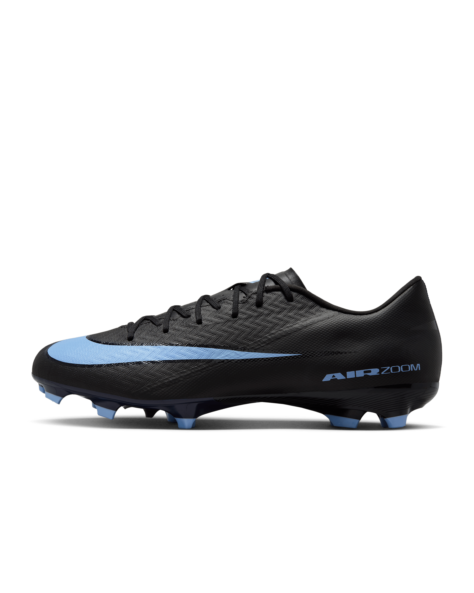 Nike Mercurial Vapor 16 Academy Düşük Bilekli Çoklu Zemin Kramponu - Siyah/Ice Blue