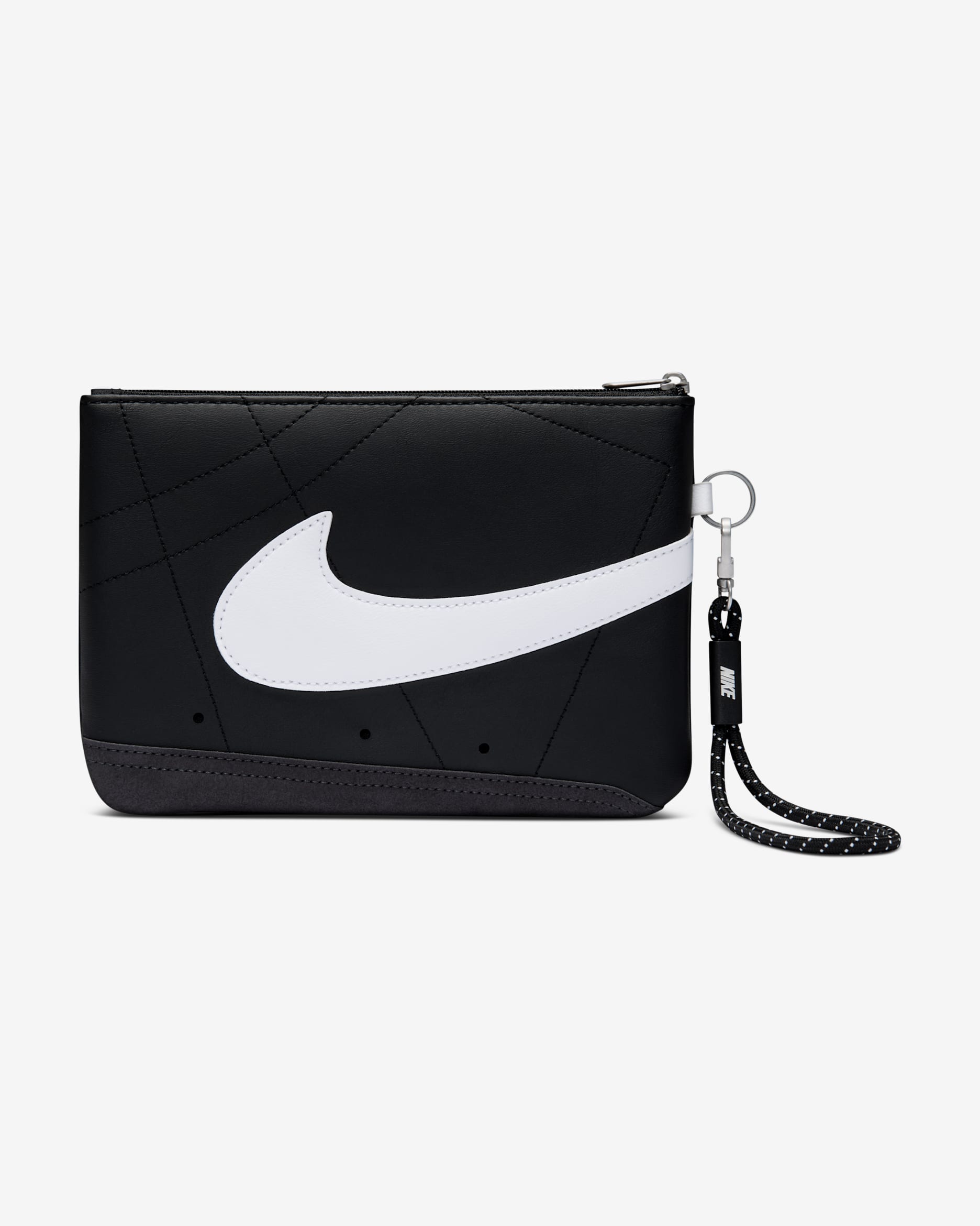 Bolsa tipo wristlet Nike Icon Blazer (grande) - Negro/Negro/Blanco