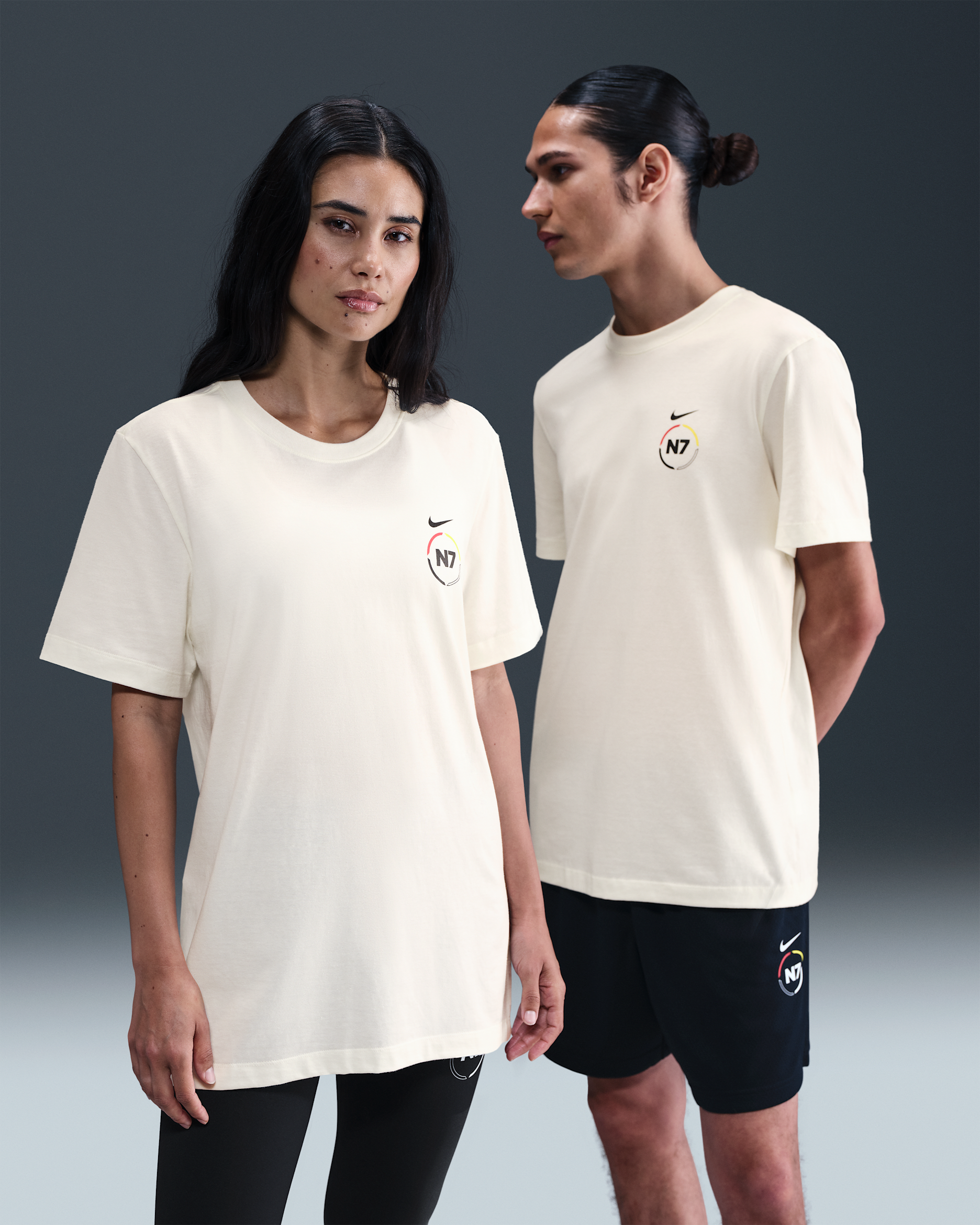 Nike Sportswear N7 Crew-Neck T-Shirt - Sail/Black