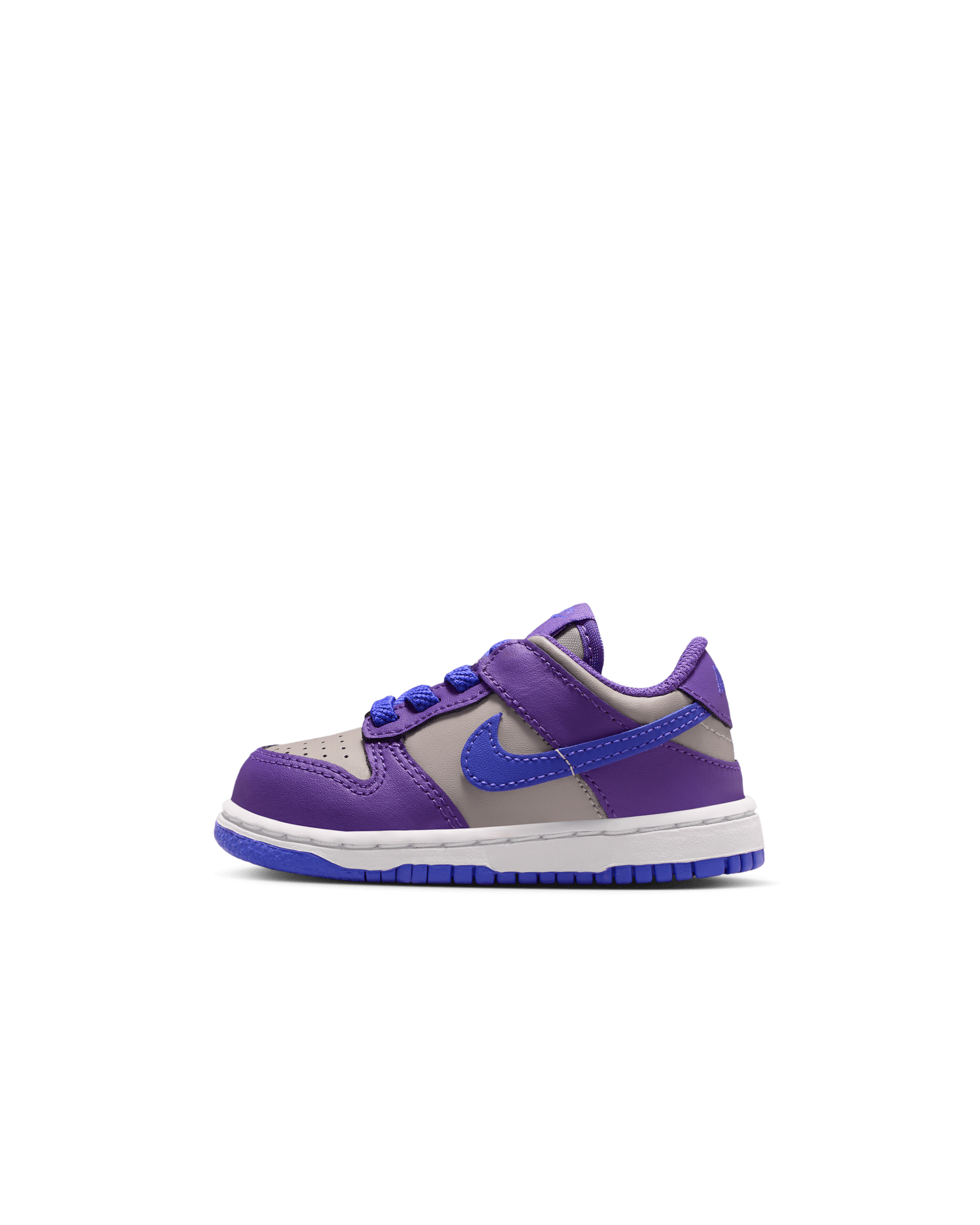 Nike Dunk Low Baby/Toddler Shoes - College Grey/Wild Grape/White/Persian Violet