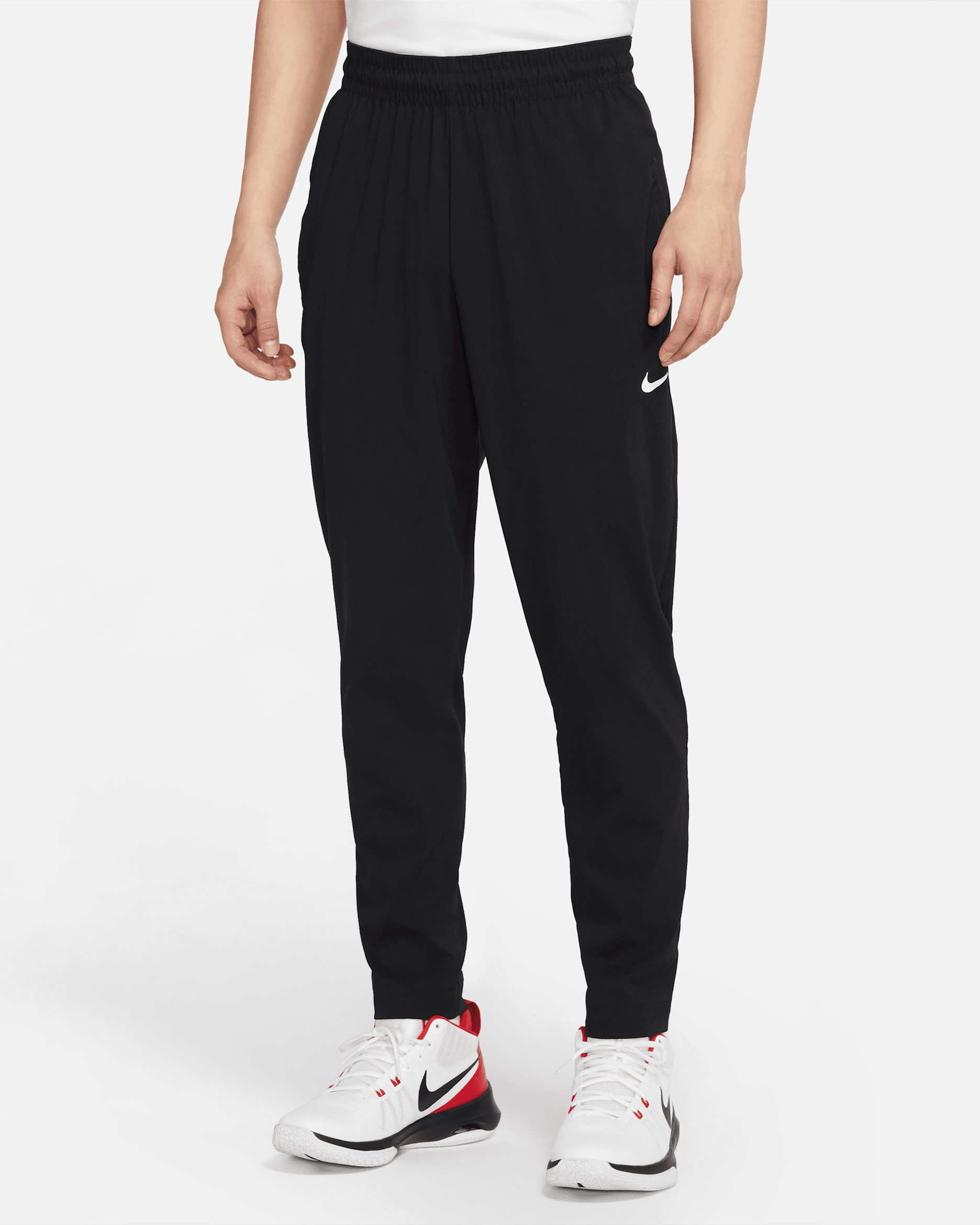 Nike DNA Men's Woven Basketball Trousers - Black/White