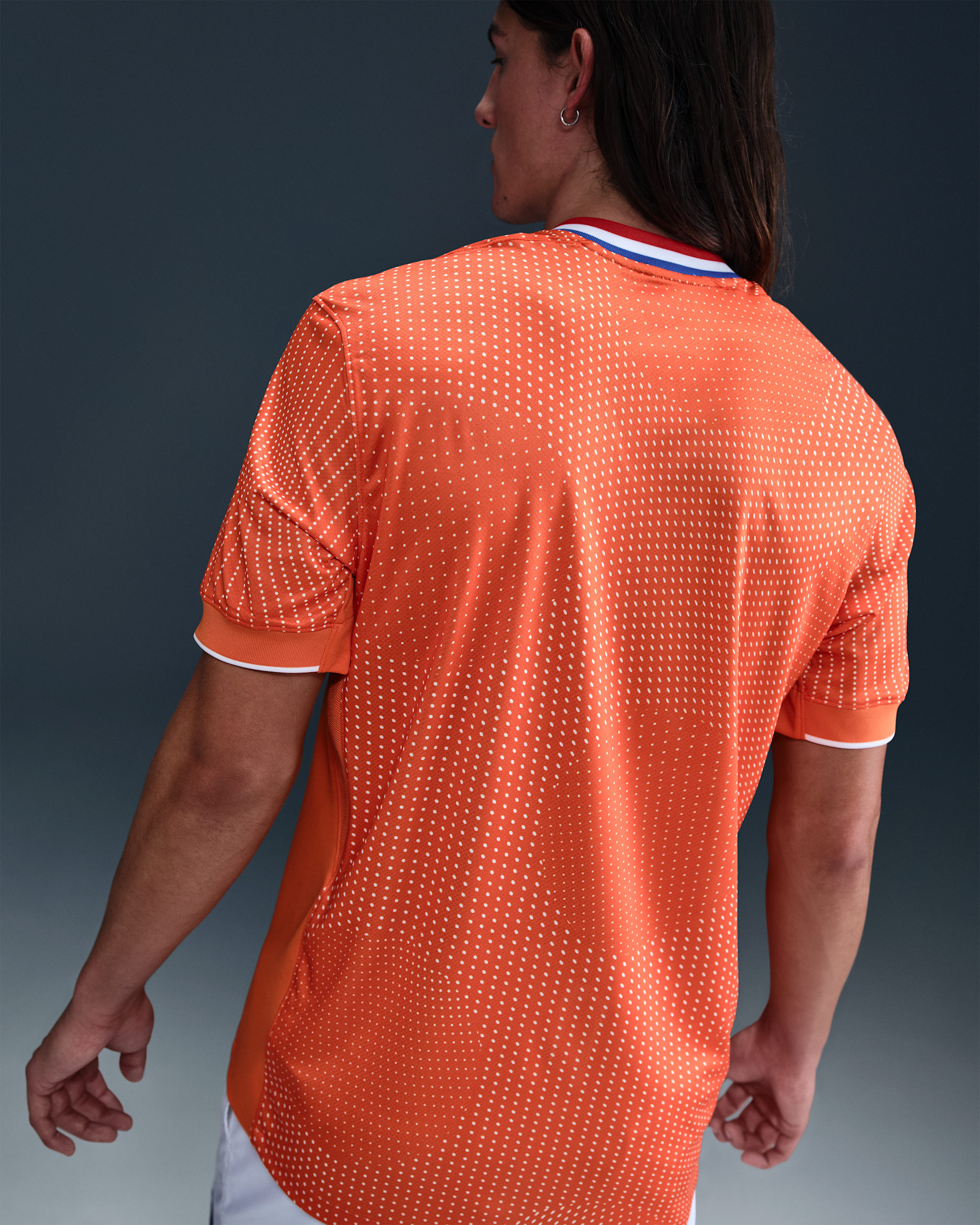 Netherlands 2025 Stadium Home (Women's Team) Men's Nike Dri-FIT Soccer Replica Jersey