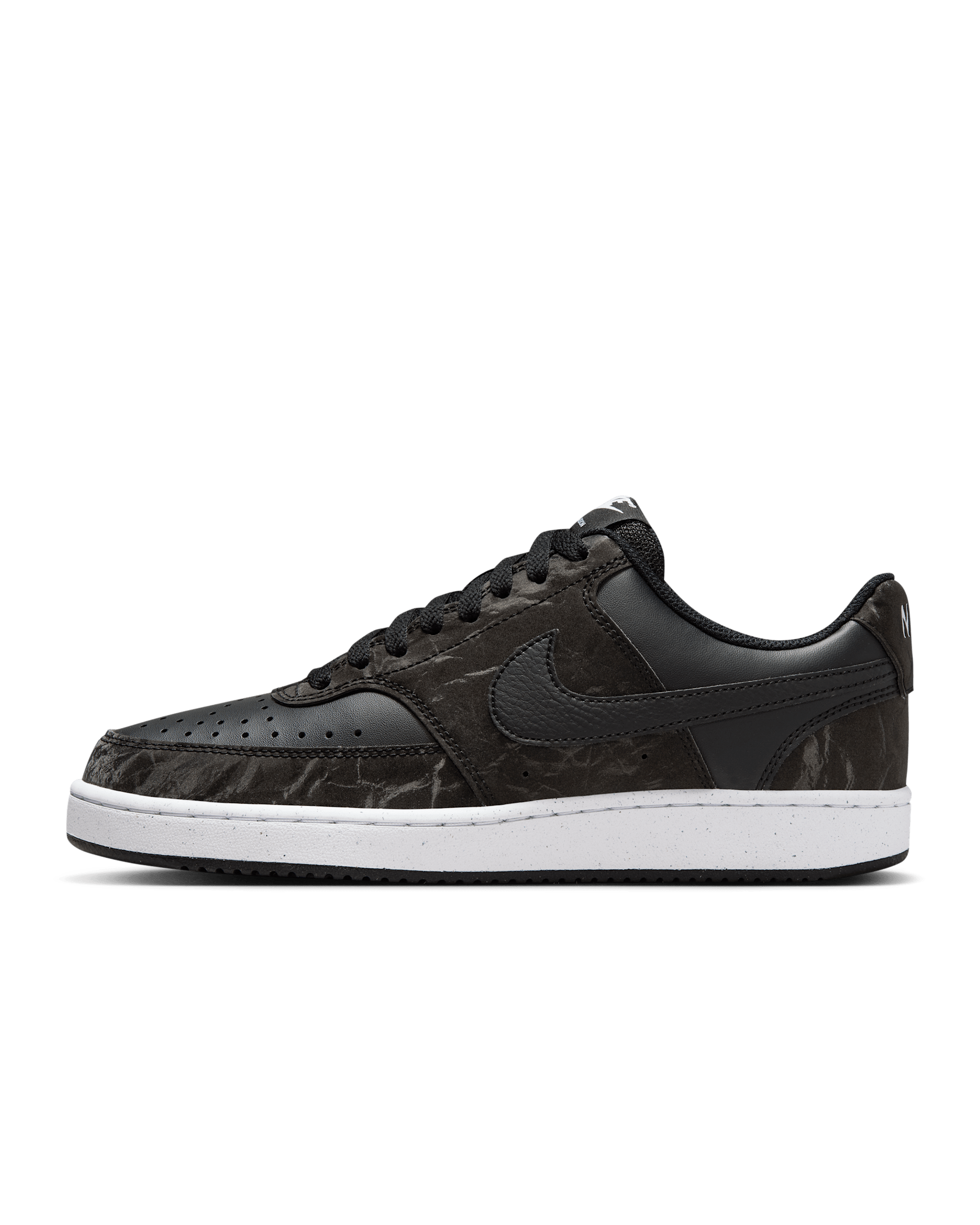 Tenis para mujer Nike Court Vision Low Next Nature - Negro/Blanco/Negro
