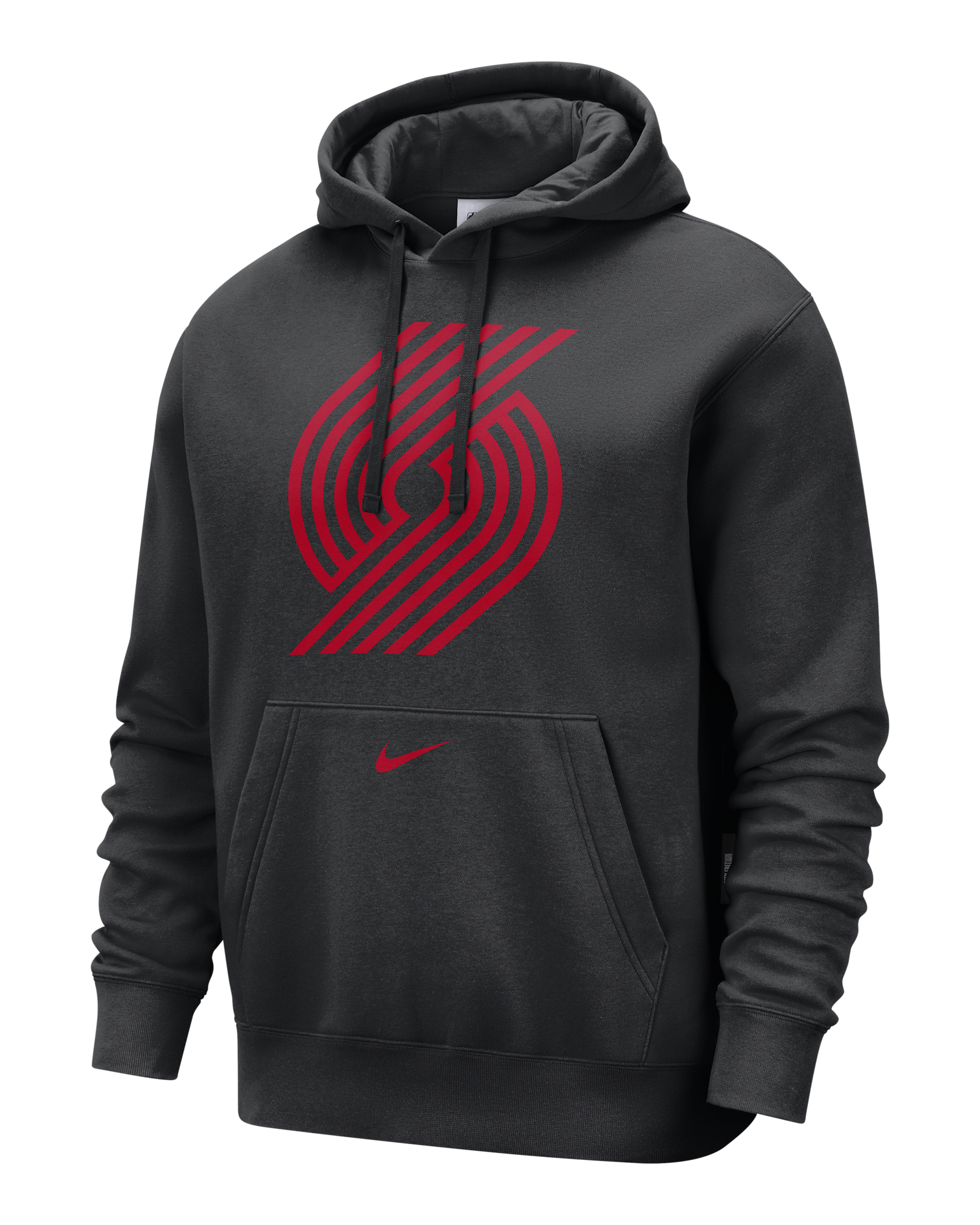 Portland Trail Blazers Club City Edition Men's Nike NBA Fleece Pullover Hoodie - Black
