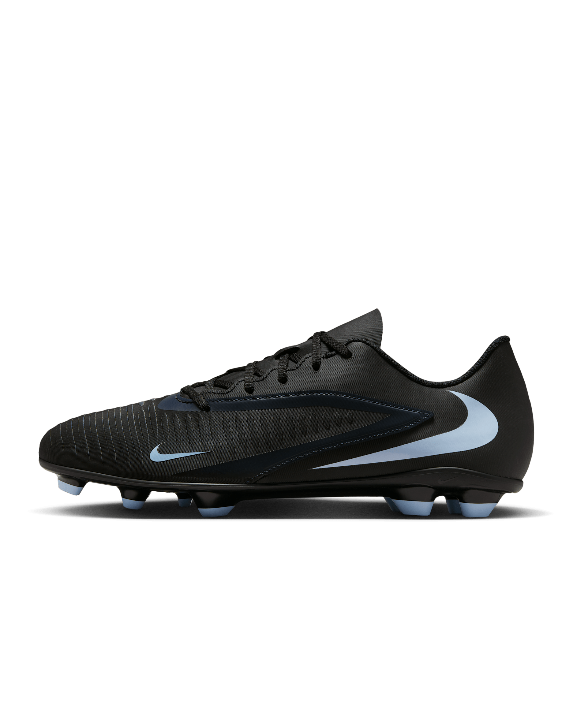 Nike Phantom 6 Low Club Fußballschuh für verschiedene Böden - Schwarz/Schwarz