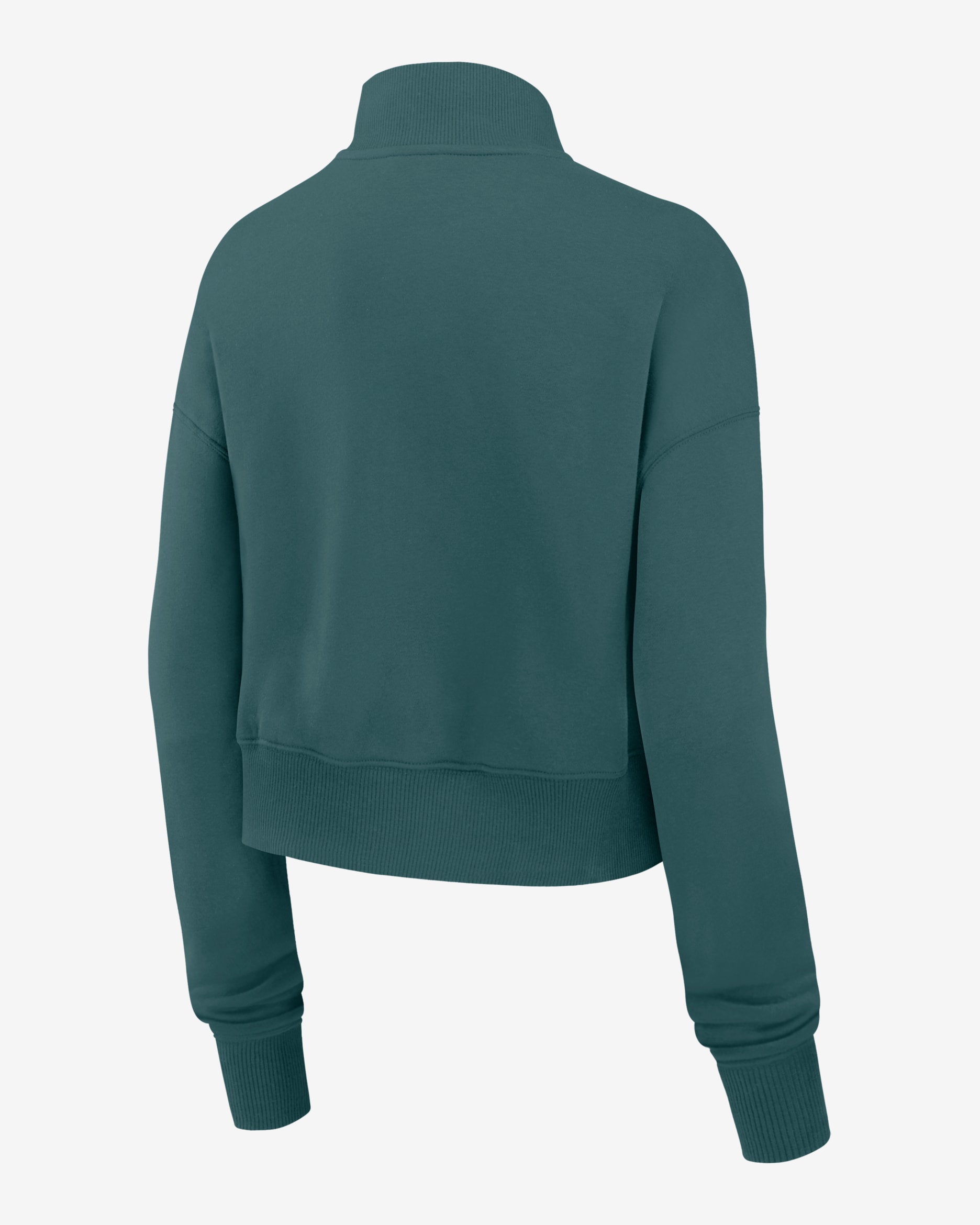 Philadelphia Eagles Phoenix Women's Nike NFL Cropped 1/4-Zip Crew