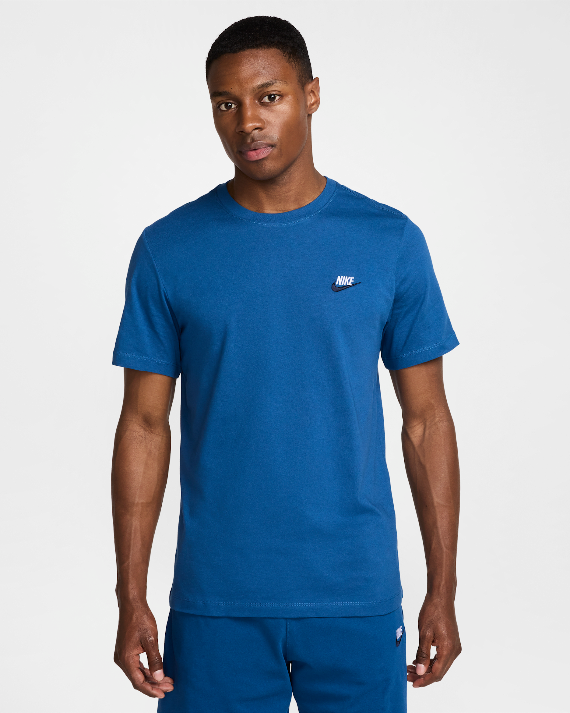 Nike Sportswear Club Men's T-Shirt - Court Blue/White/Obsidian