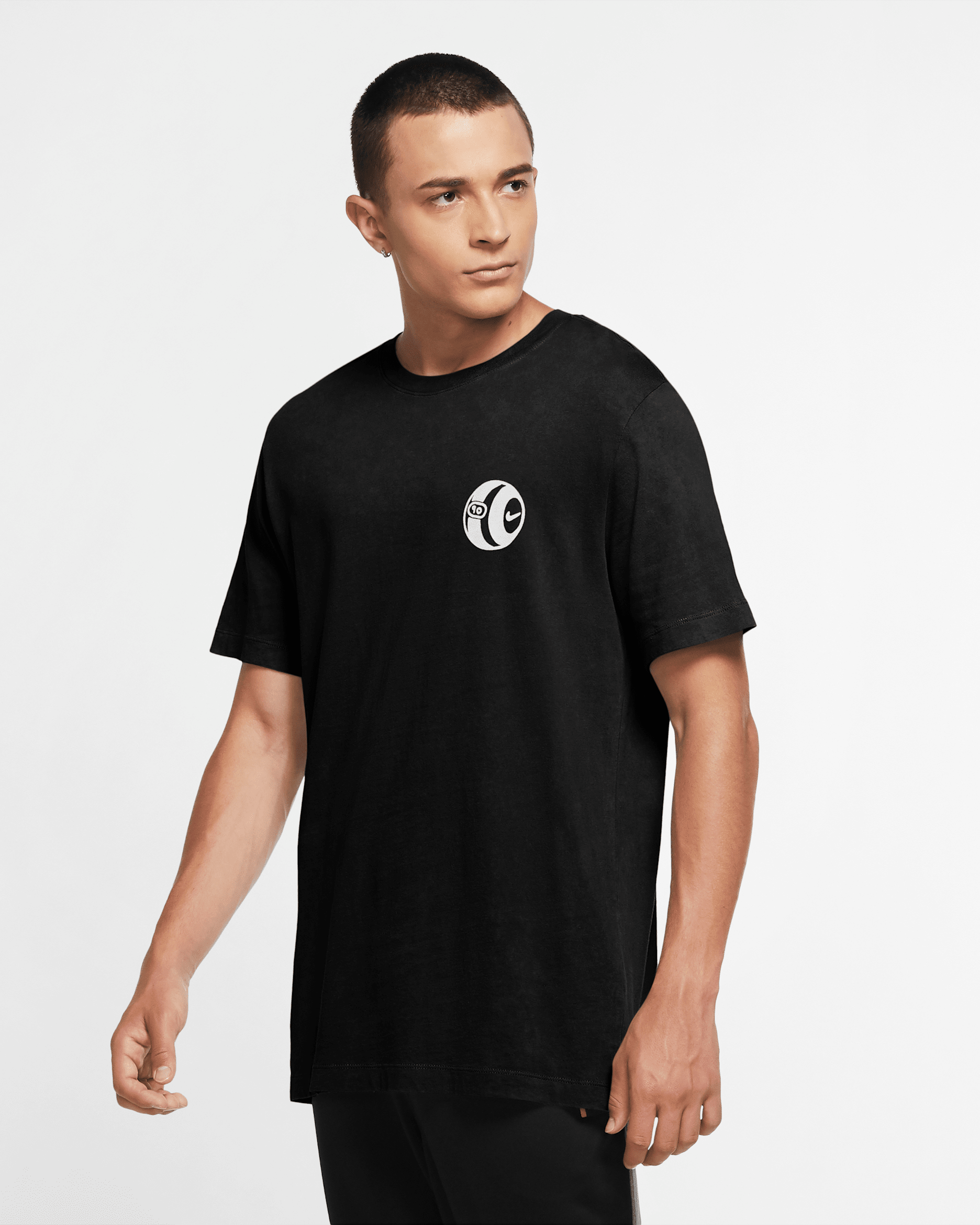 Nike F.C. Fußball-T-Shirt mit Grafik für Herren - Schwarz