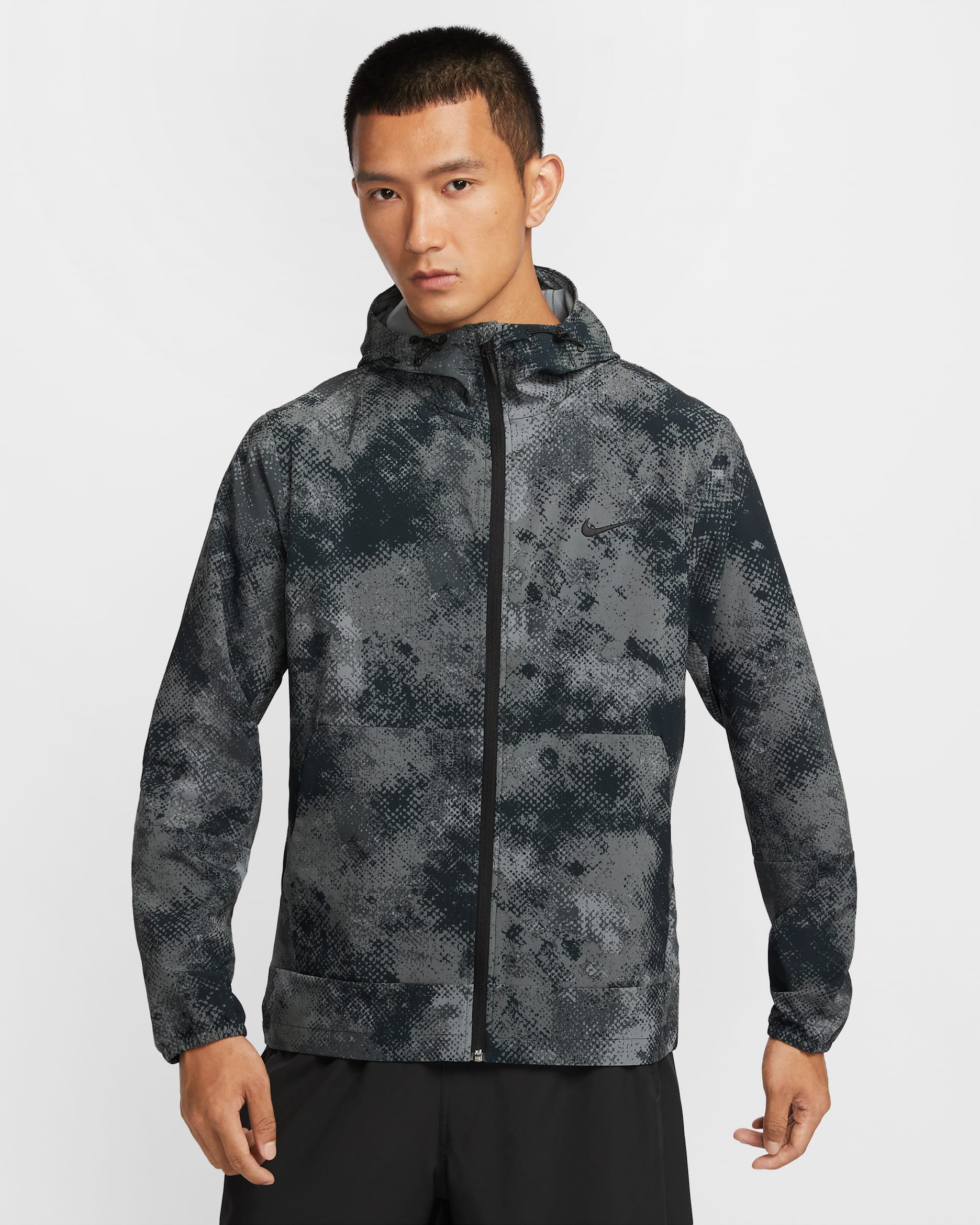 ナイキ アンリミテッド メンズ レペル バーサタイル ジャケット - ブラック/ブラック