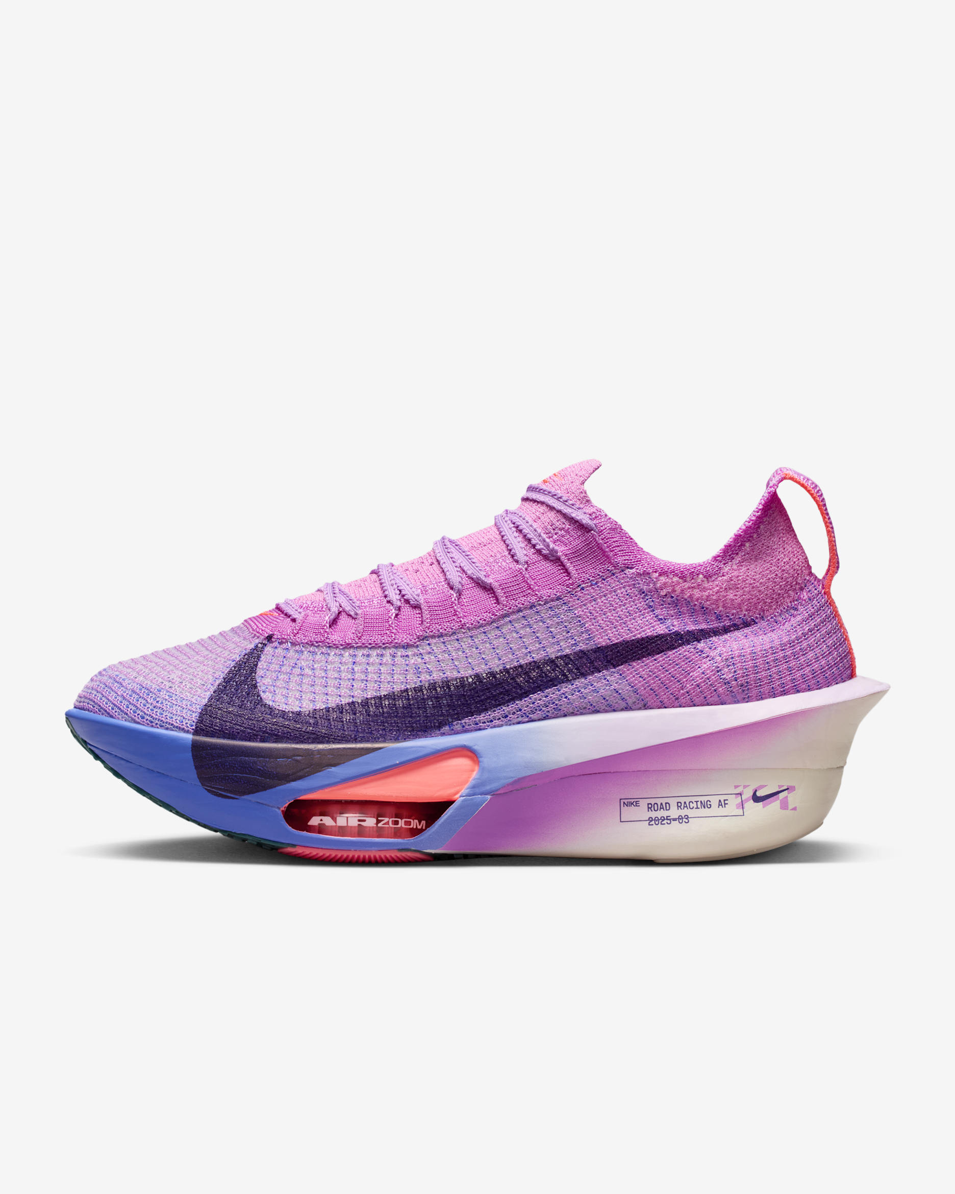 Nike Alphafly 3 Women's Road Racing Shoes - Fuchsia Glow/Bright Violet/Sapphire/Purple Dynasty