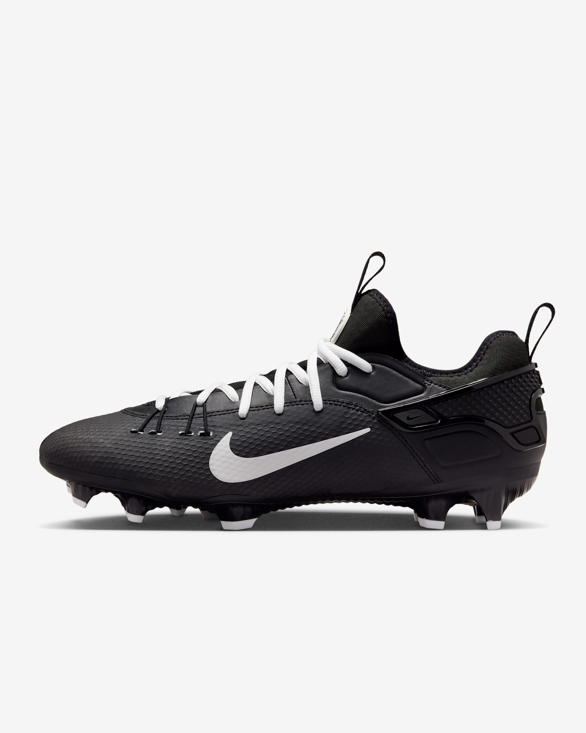 Tacos de lacrosse Nike Huarache 9 Elite Low LAX - Negro/Blanco/Blanco