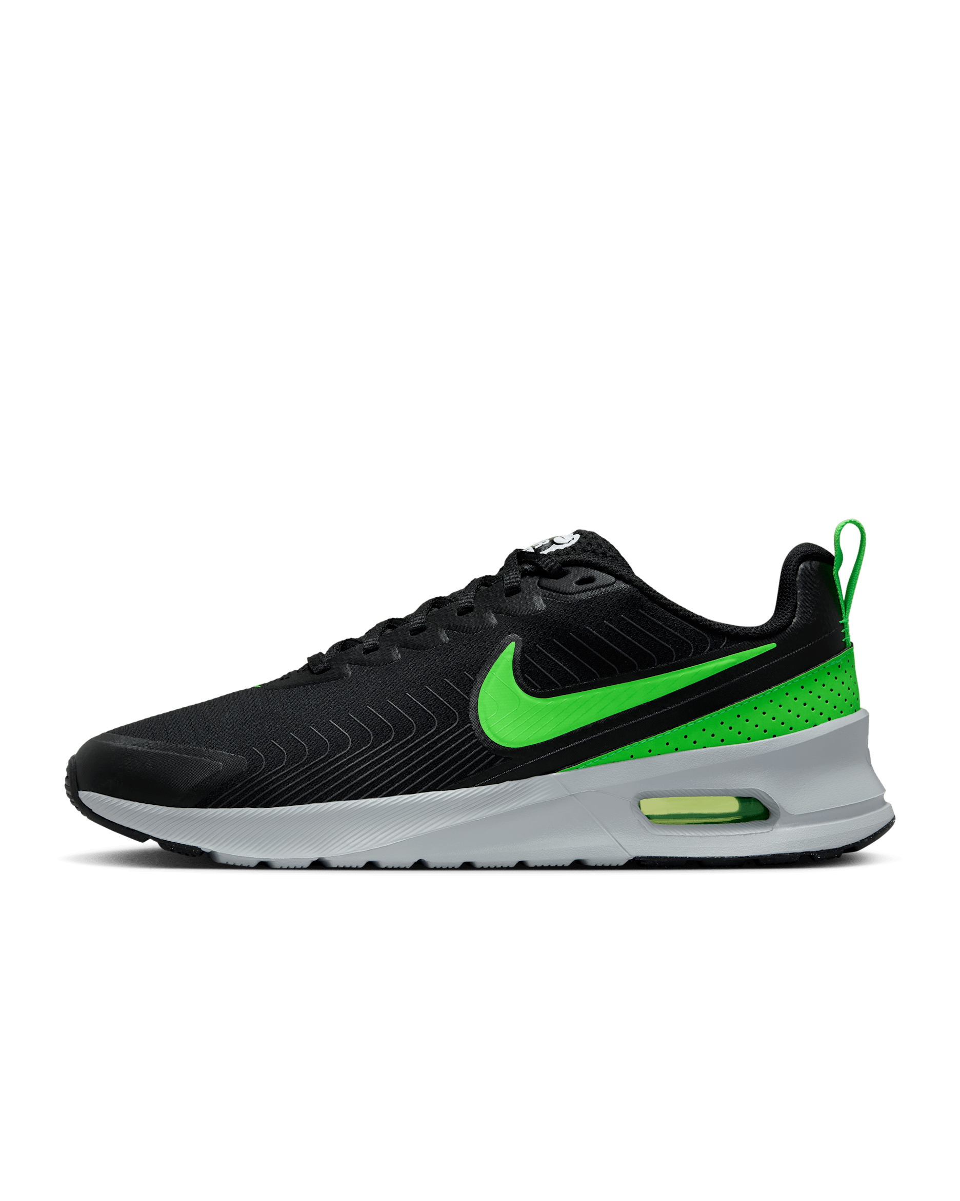 ナイキ エア マックス ニュアクシス メンズシューズ - ブラック/アンスラサイト/ウルフグレー/グリーンストライク