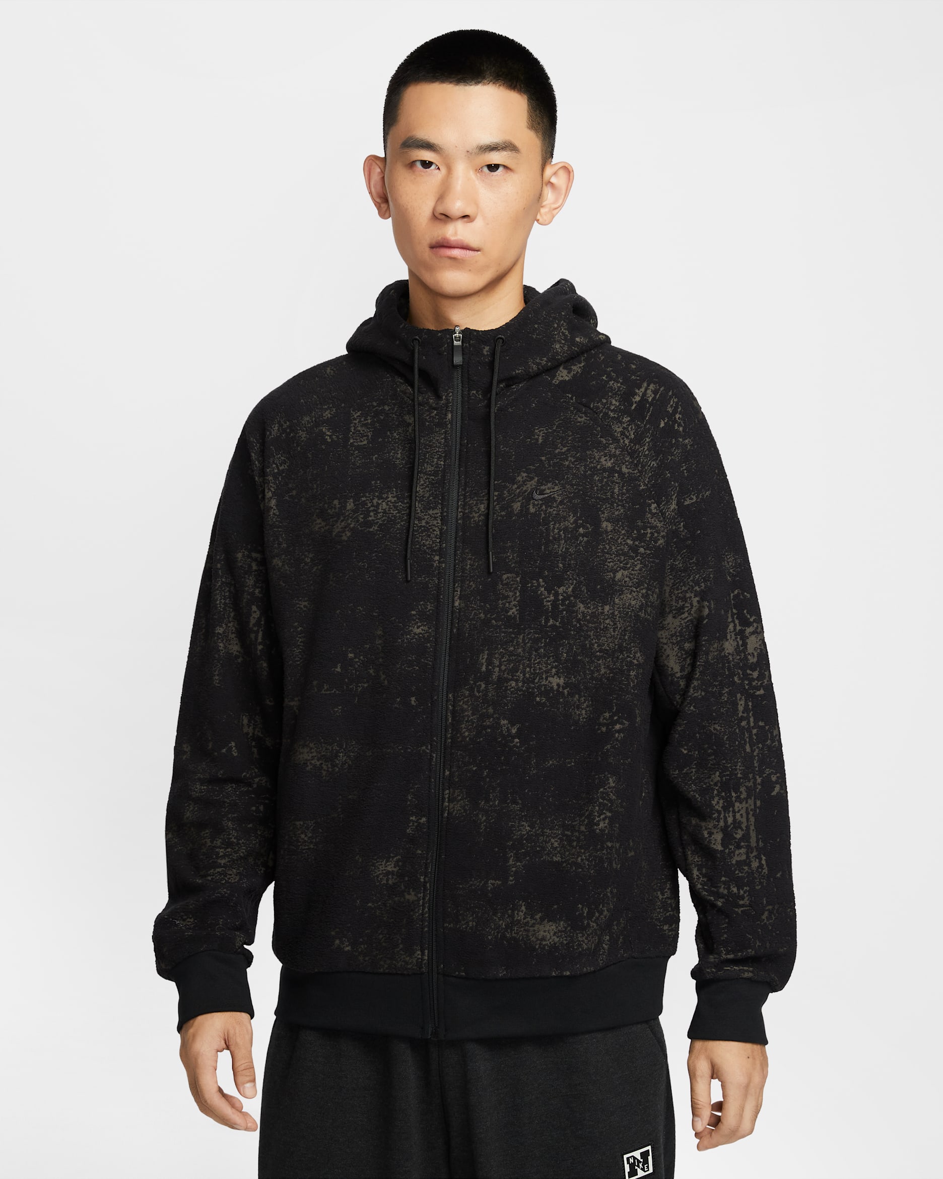 ナイキ プライマリー メンズ Therma-FIT フルジップ パーカー - ブラック/ブラック