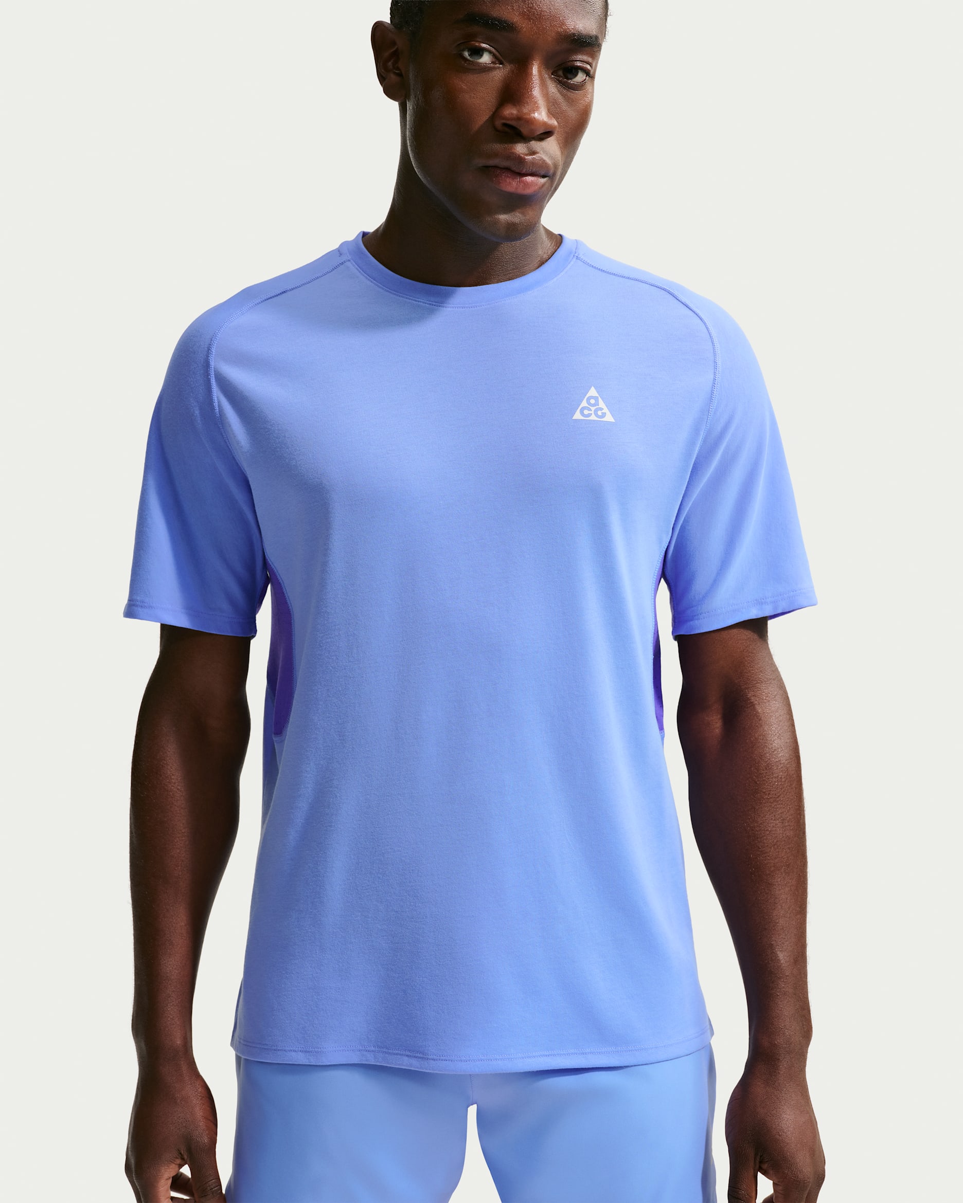 Nike ACG 'Solar Chase' Men's Dri-FIT ADV Trail Running Top - Royal Pulse/Persian Violet/Summit White