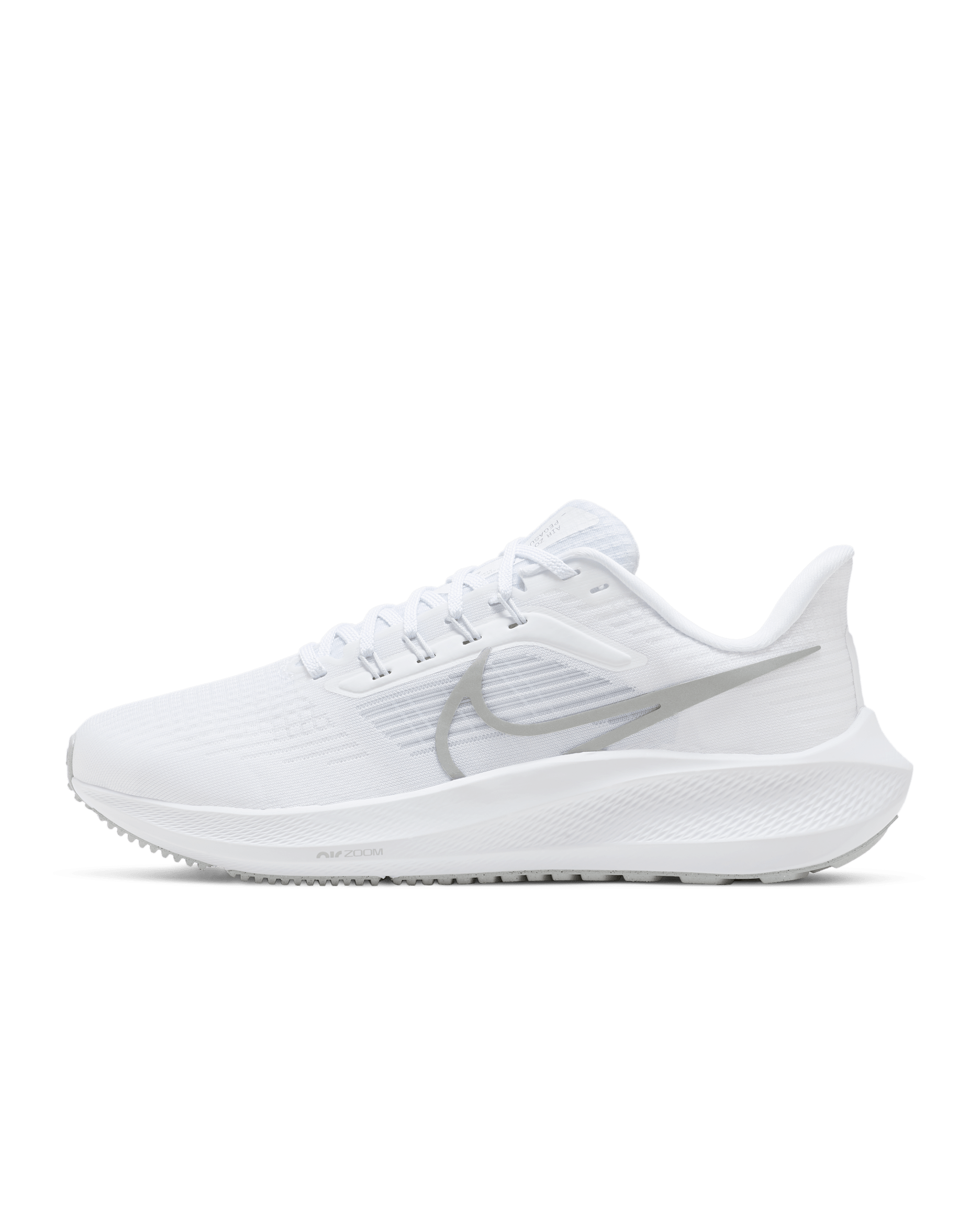 Nike Pegasus 39 Women's Road Running Shoes - White/Pure Platinum/Grey Fog/Metallic Silver